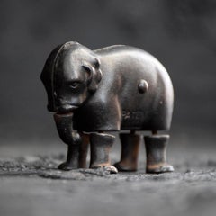 19th Century Articulated Ives USA Elephant Balancing Toy
