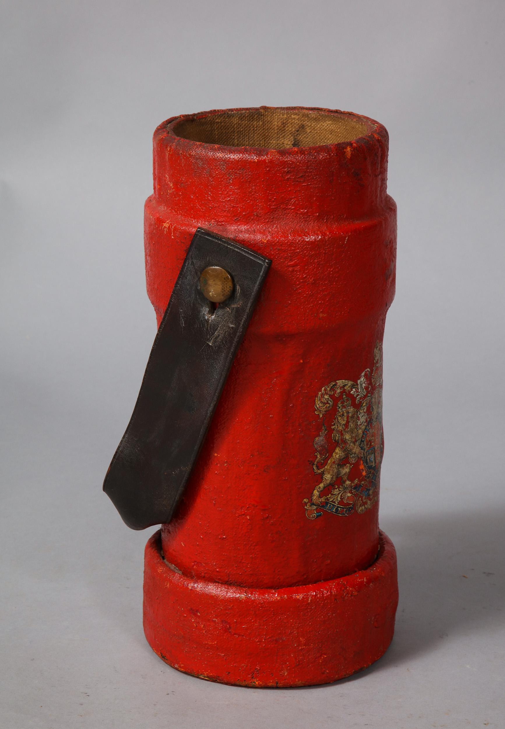 Leather 19th Century Artillery Shell Carrier