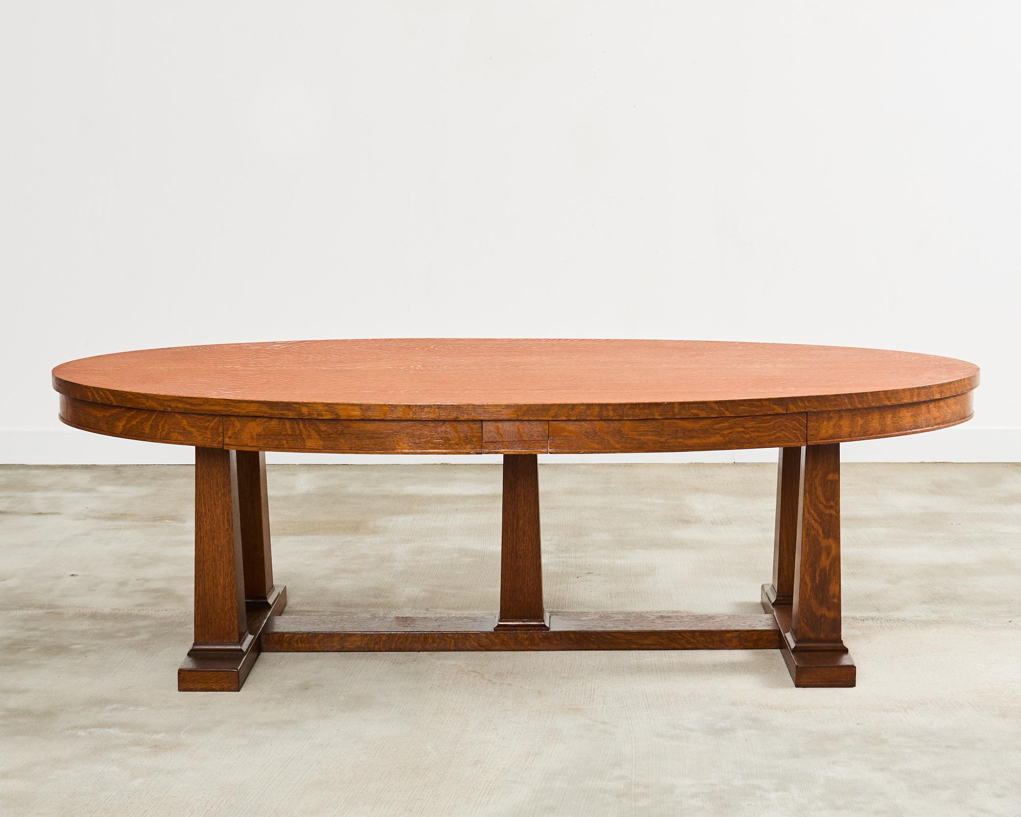 Table de salle à manger ou de bibliothèque Arts and Crafts du 19ème siècle en vente 13