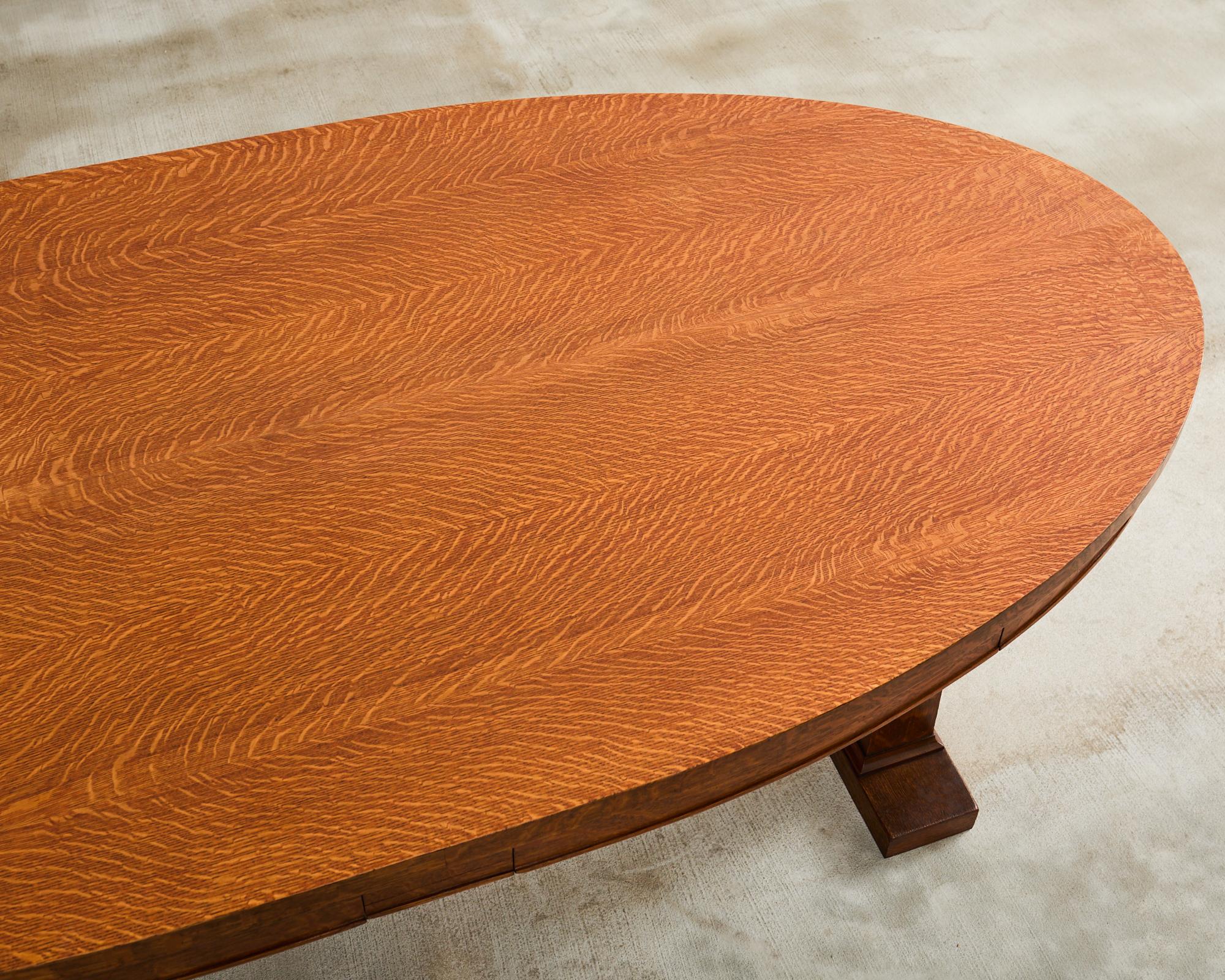 Table de salle à manger ou de bibliothèque Arts and Crafts du 19ème siècle en vente 2