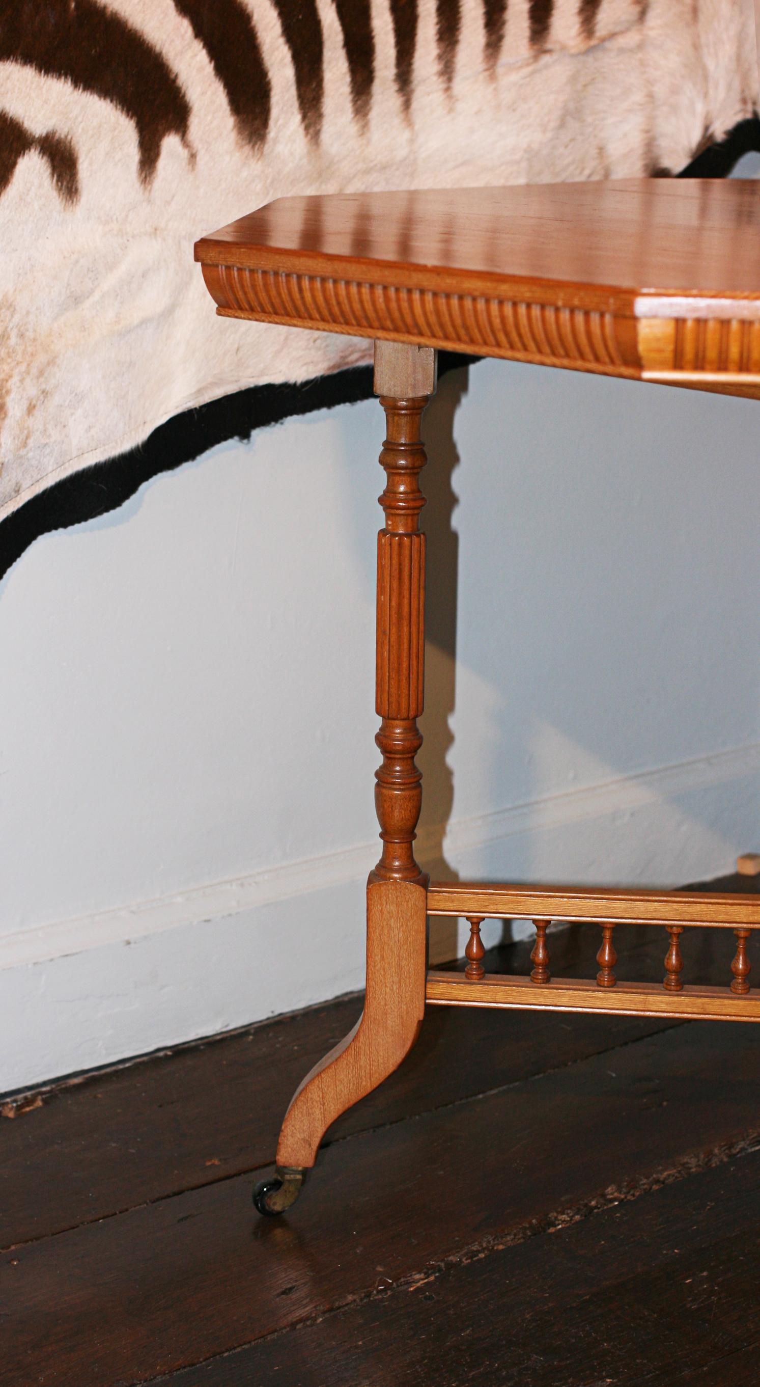 19th Century Arts and Crafts Oak Table by James Shoolbred For Sale 3