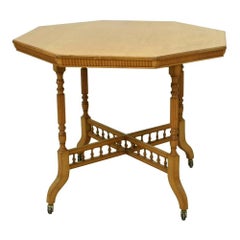 19th Century Arts and Crafts Oak Table by James Shoolbred