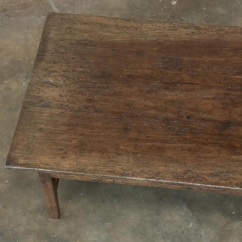 Belgian 19th Century Arts & Crafts Rustic Chestnut Coffee Table  For Sale