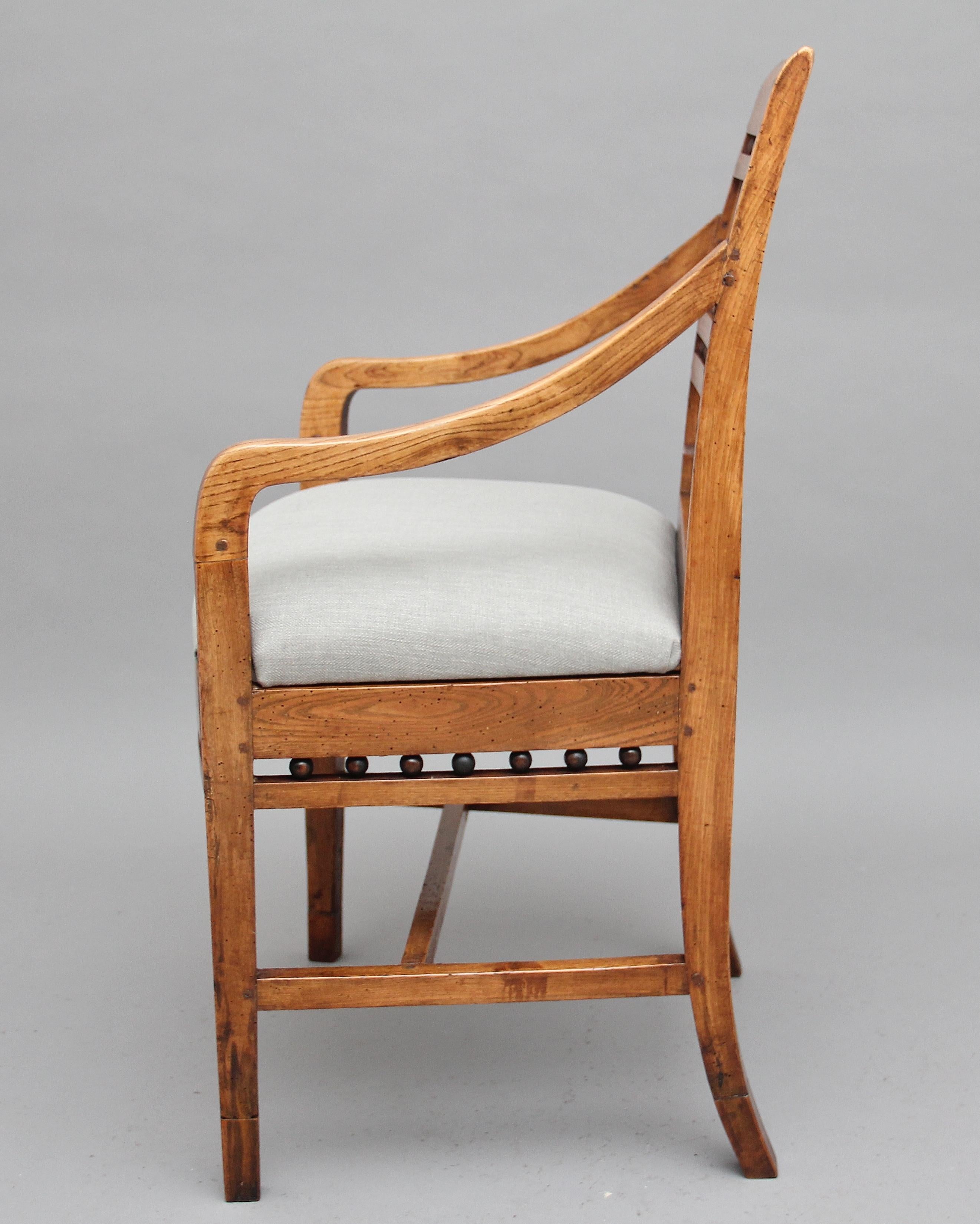 Mid-19th Century 19th Century Ash Desk Chair