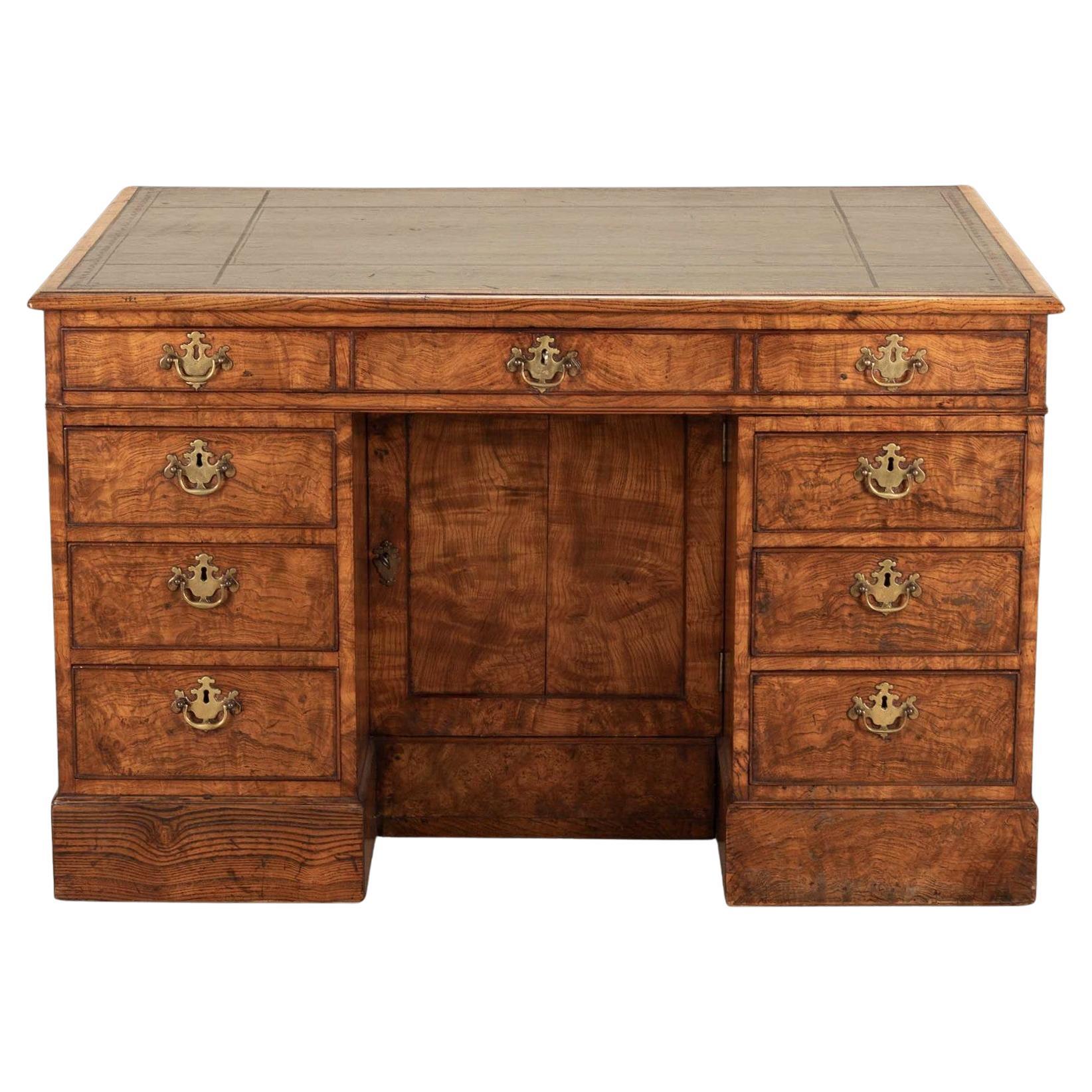 19th Century Ash Partners Desk For Sale