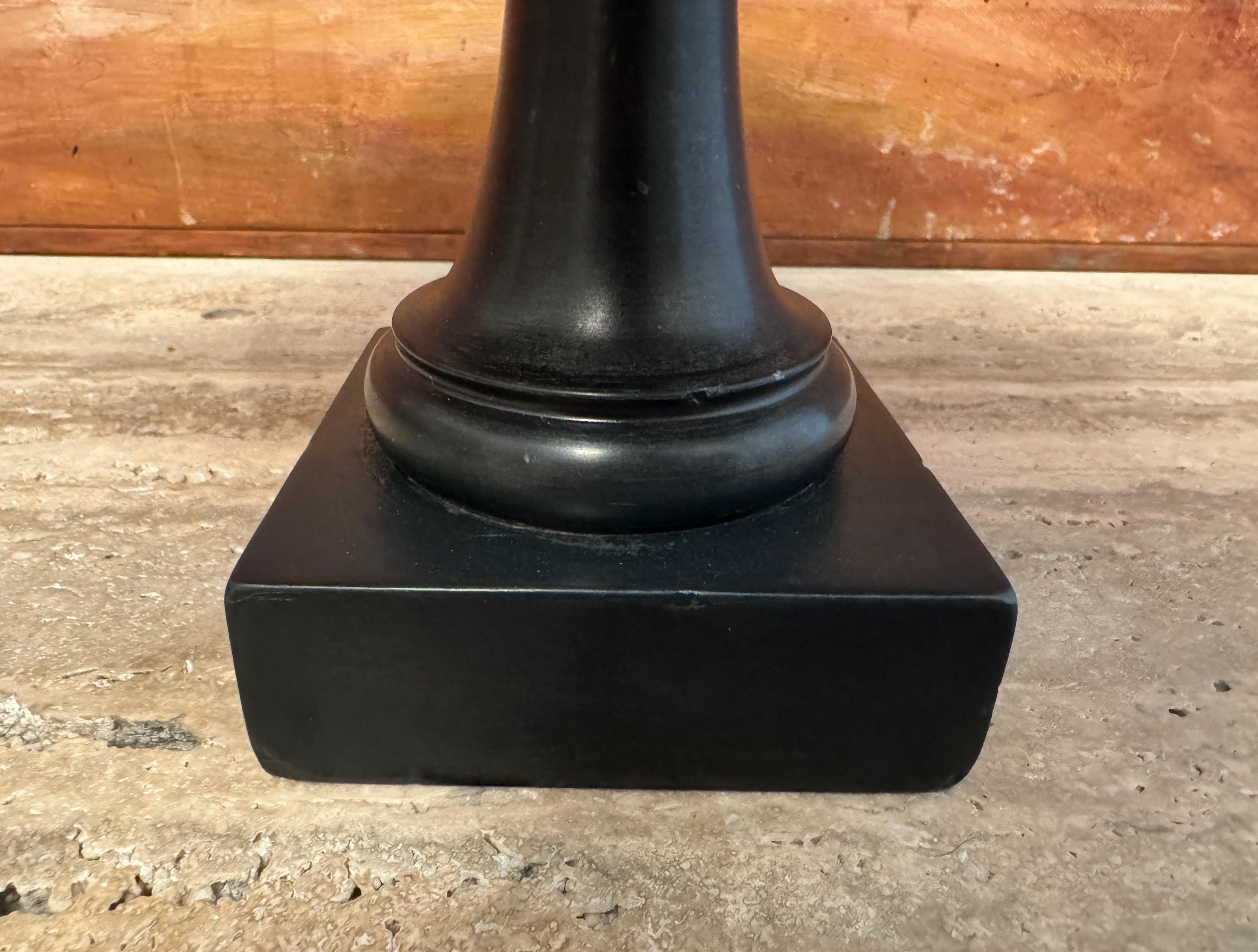 Pietra Marmo nero di Ashford del 19° secolo con pietra durevole in vendita