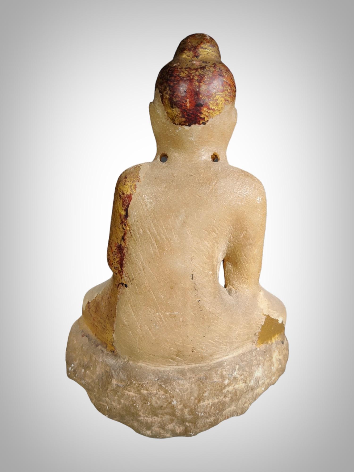 19th Century Asian Buddha In Good Condition For Sale In Madrid, ES
