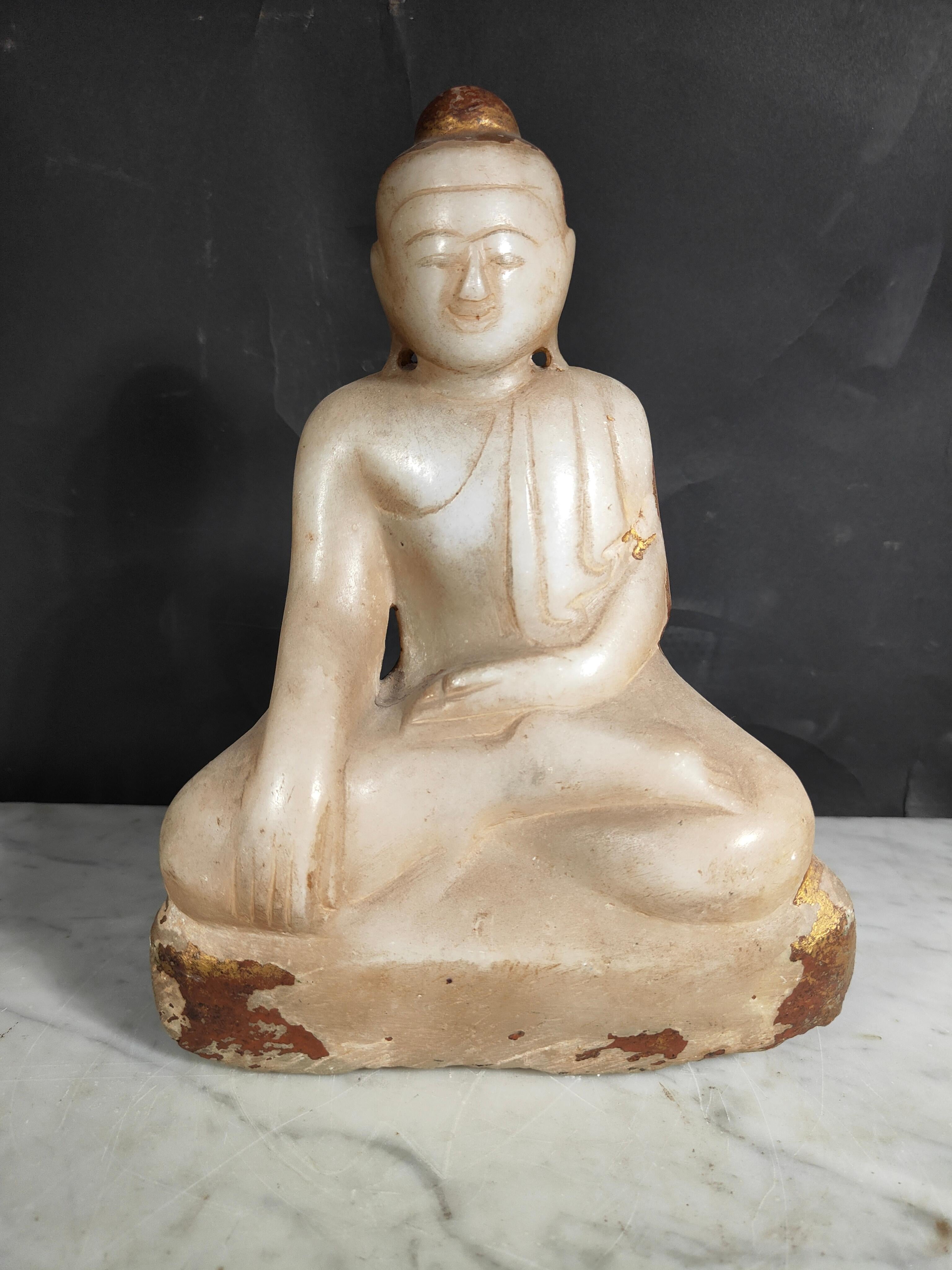 Asiatischer Buddha aus dem 19. (Spätes 19. Jahrhundert) im Angebot