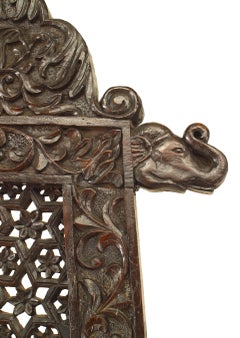 19th Century Asian Burmese Rosewood Easel