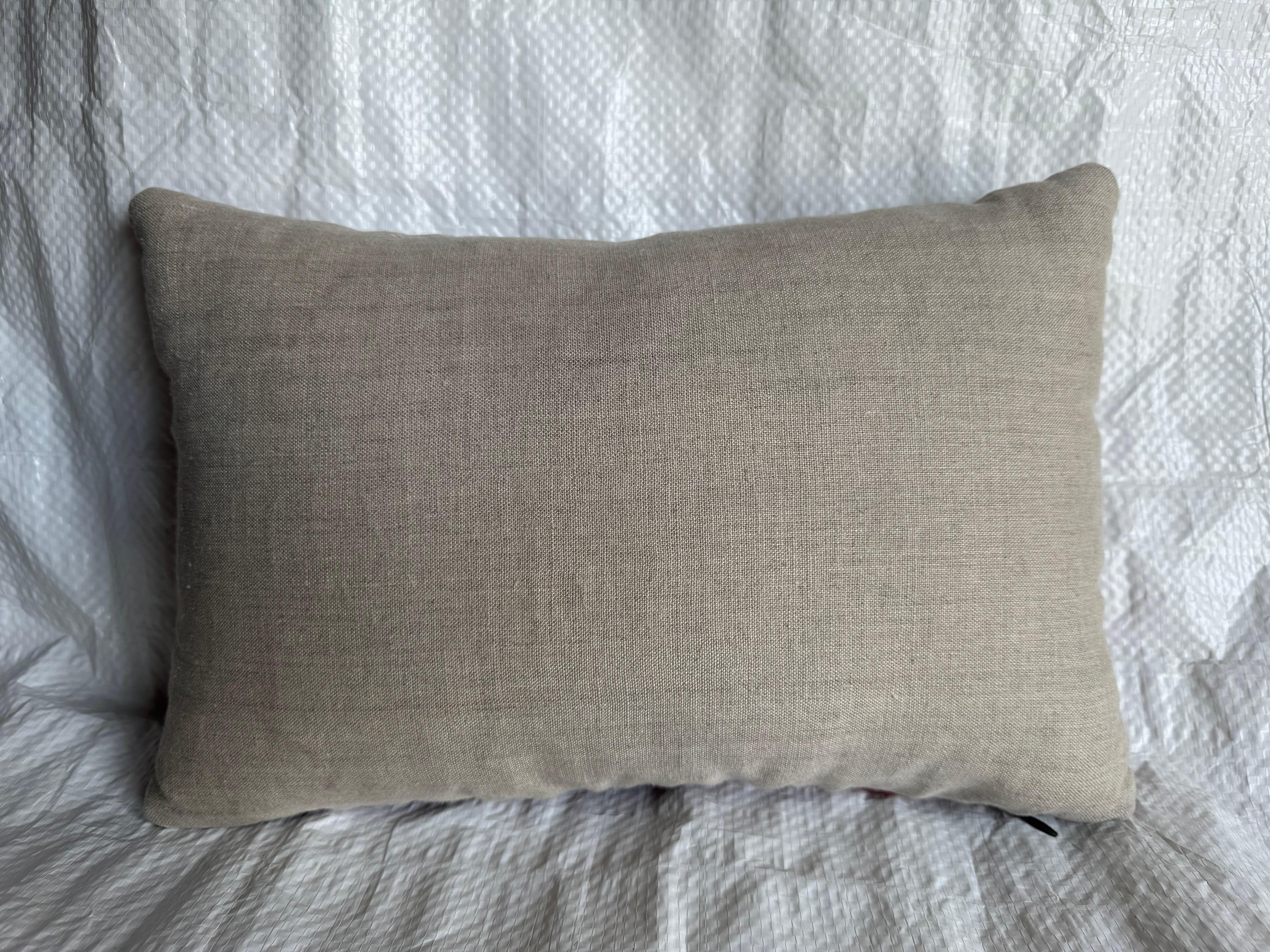 Coussin d'Aubusson du 19ème siècle, Circa 1850 Bon état - En vente à Los Angeles, US