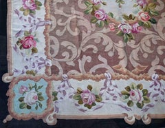 19th Century Aubusson Rug, Napoleon III Style - 3m15x2m63, N° 1382