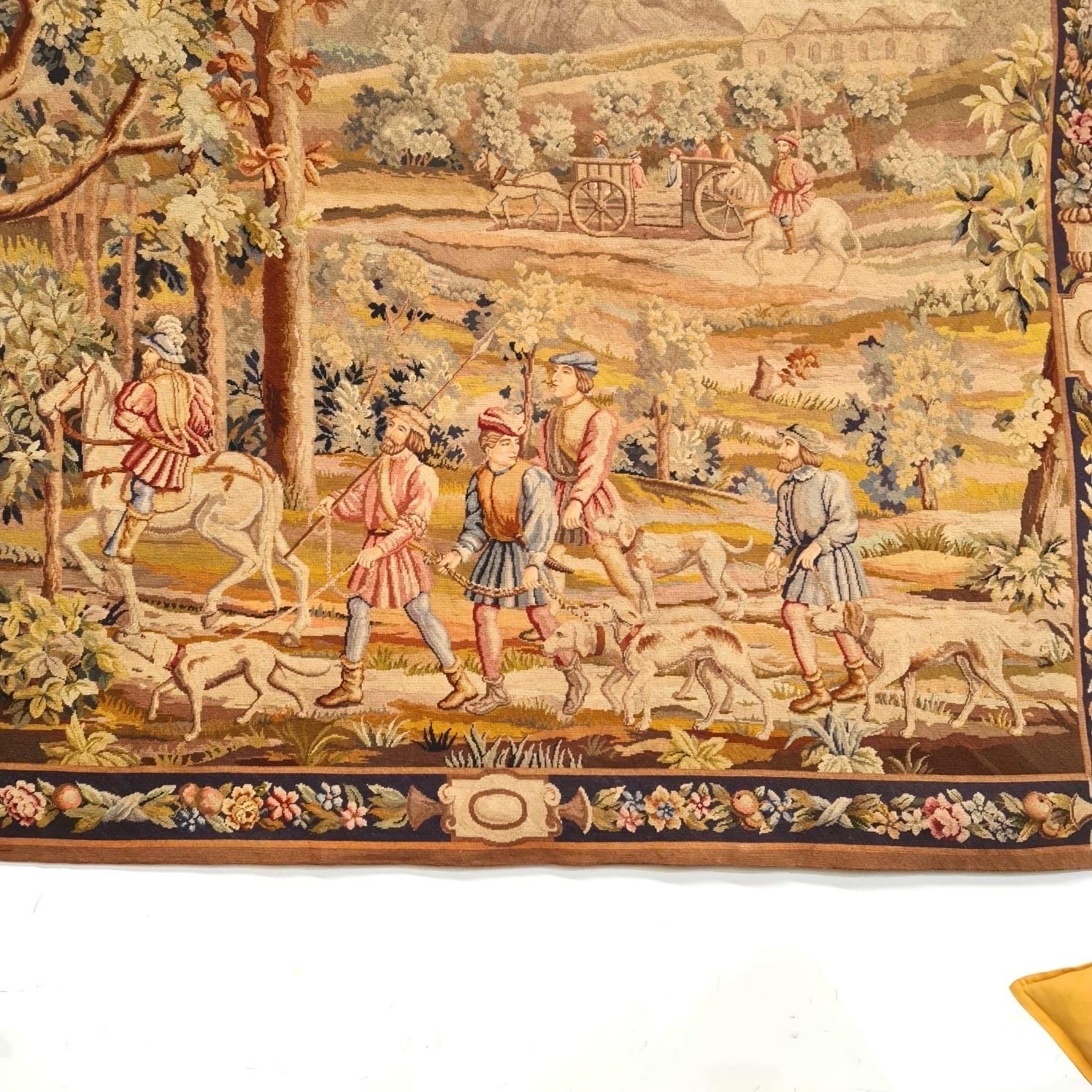Aubusson-Wandteppich aus dem 19. Jahrhundert (Wolle) im Angebot