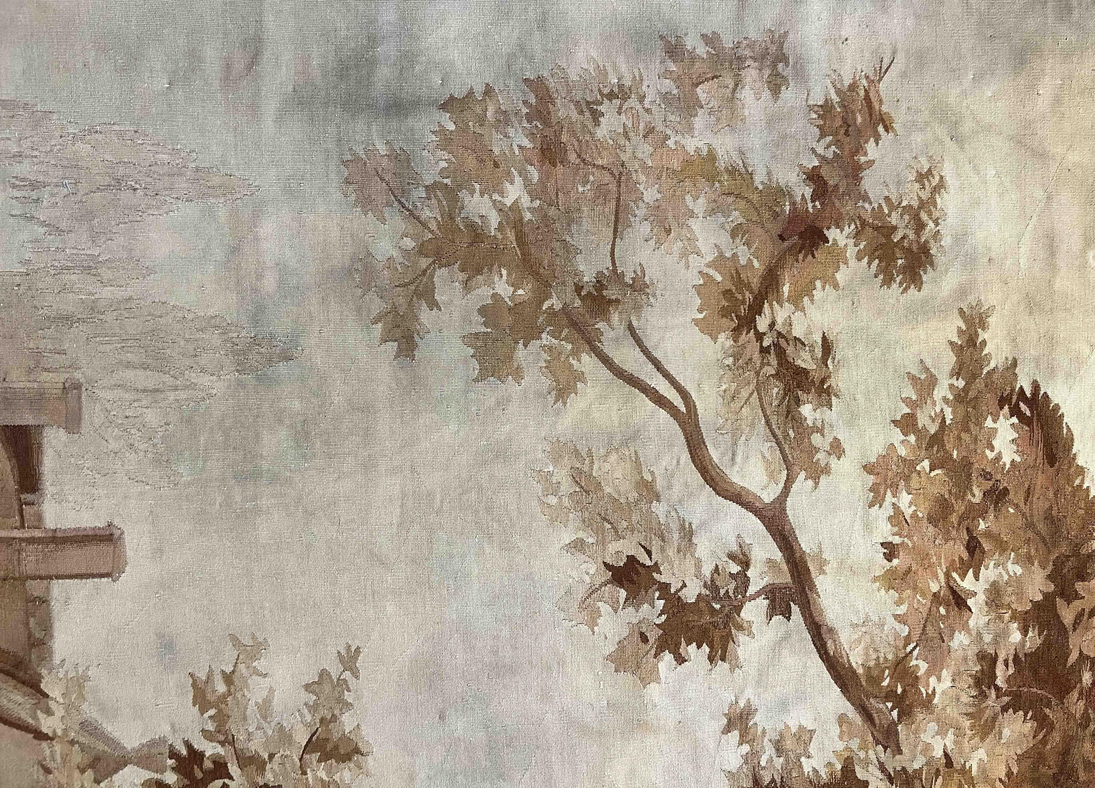 Tapisserie d'Aubusson du 19ème siècle, Scène de Pétanque, N° 1141 en vente 2
