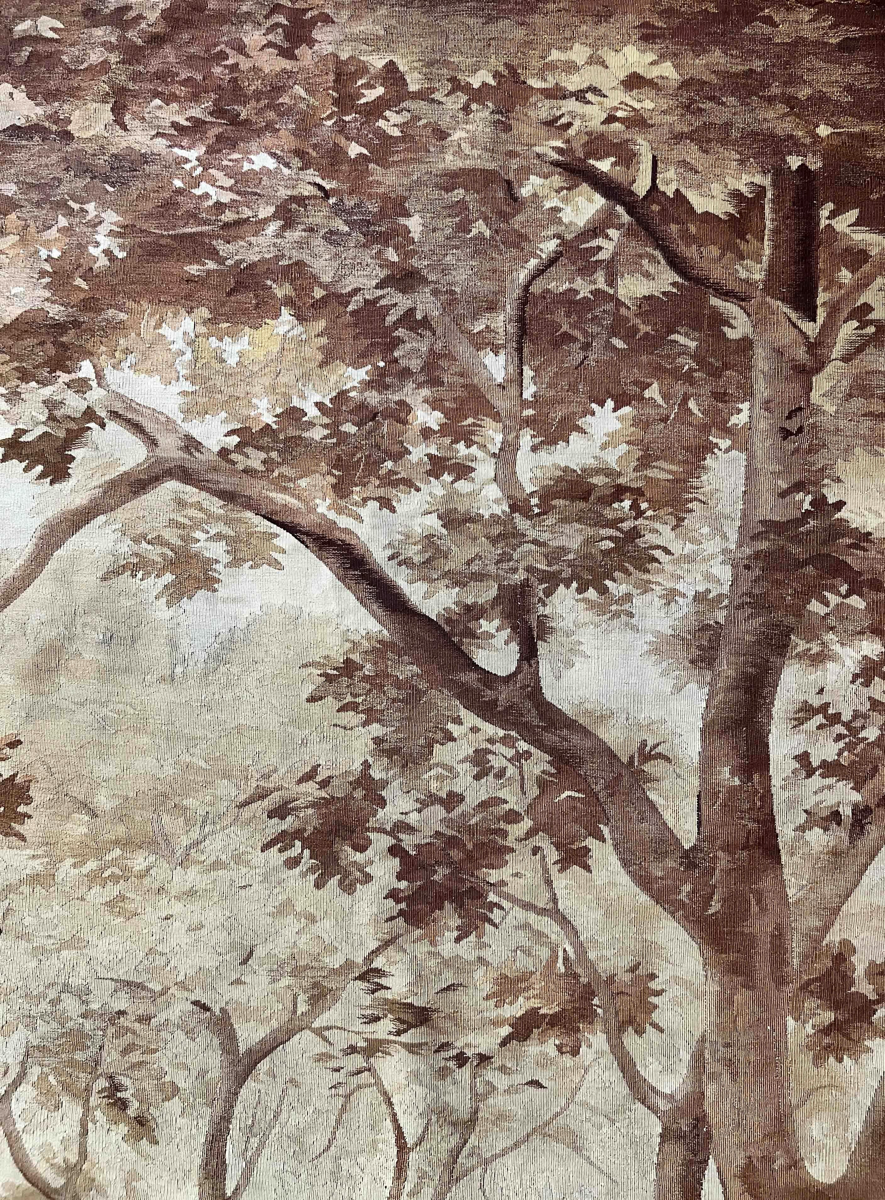 Aubusson-Wandteppich des 19. Jahrhunderts, Pétanque-Szene, N° 1141 im Angebot 4