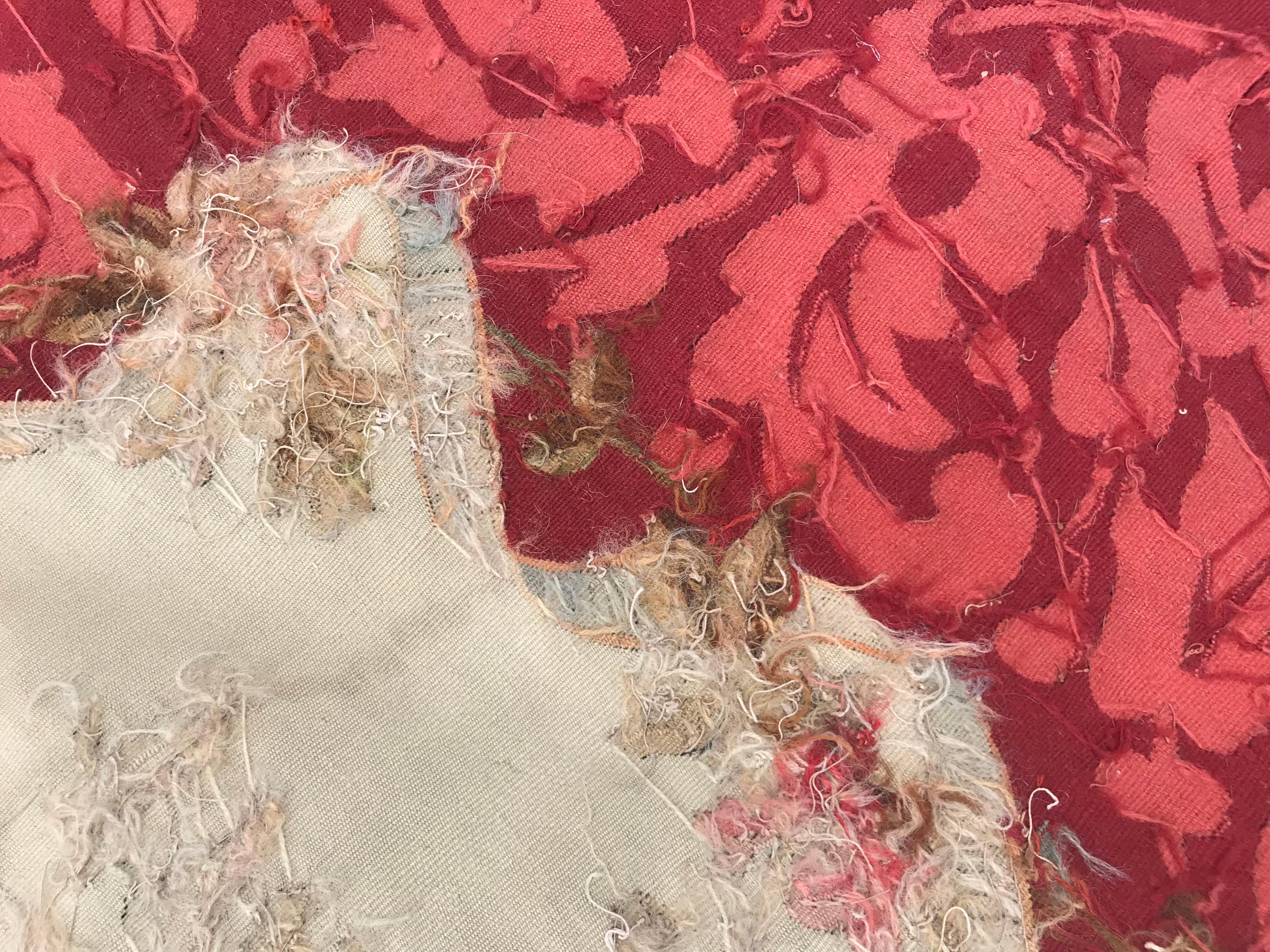 Bobyrug's nice 19th Century Aubusson Tapestry Sofa Cover (Housse de canapé en tapisserie d'Aubusson du 19ème siècle) en vente 7