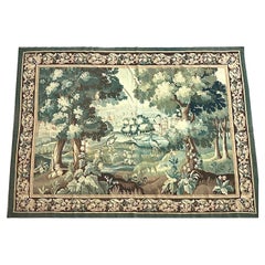 19th Century Aubusson Verdure Tapestry