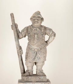 19th Century Austin and Seeley Composition Stone Figure of Sir Jeffrey Hudson