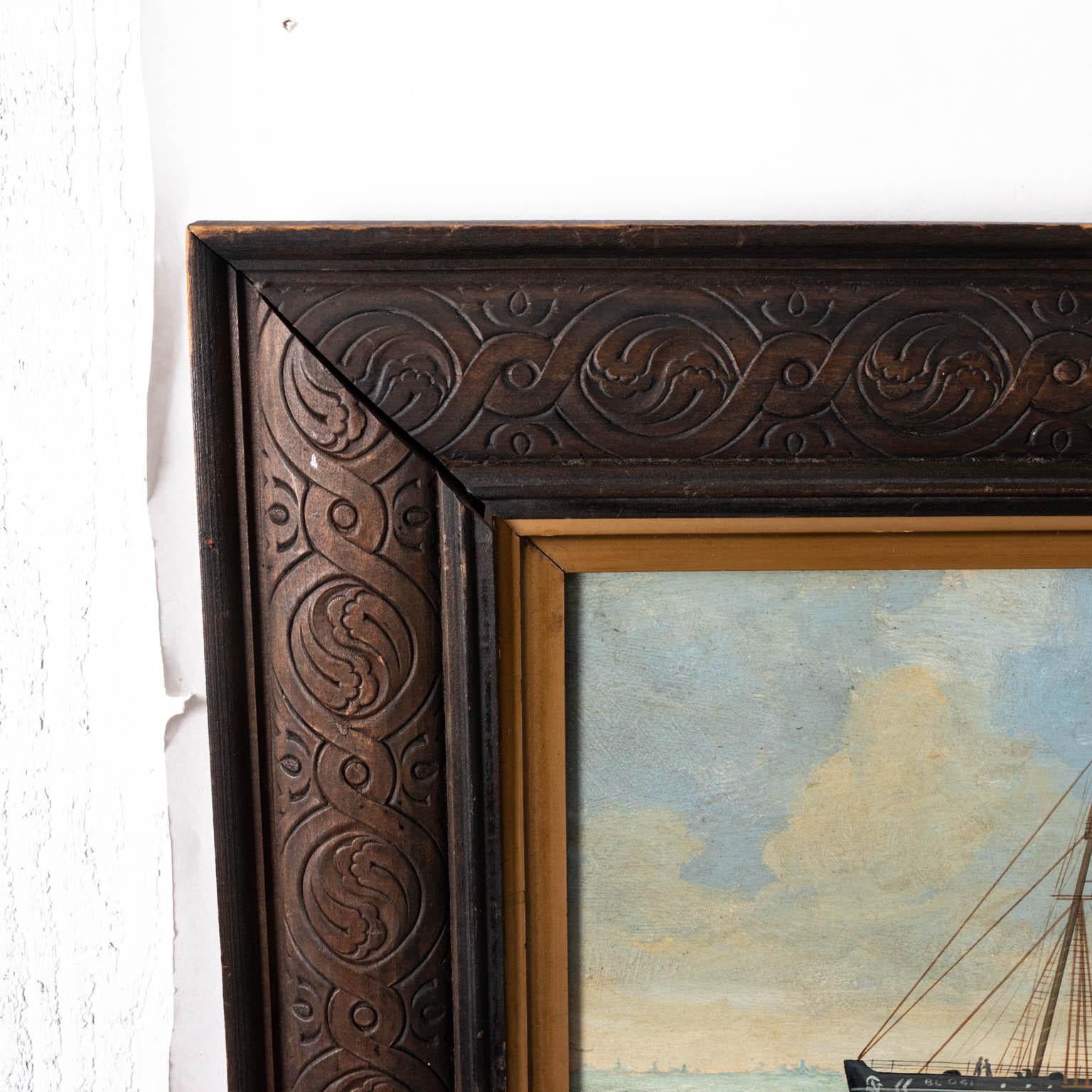 Wood 19th Century Australian Oil Painting of the 