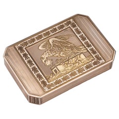 19th Century Austrian 18K Gold Snuff Box, c.1830