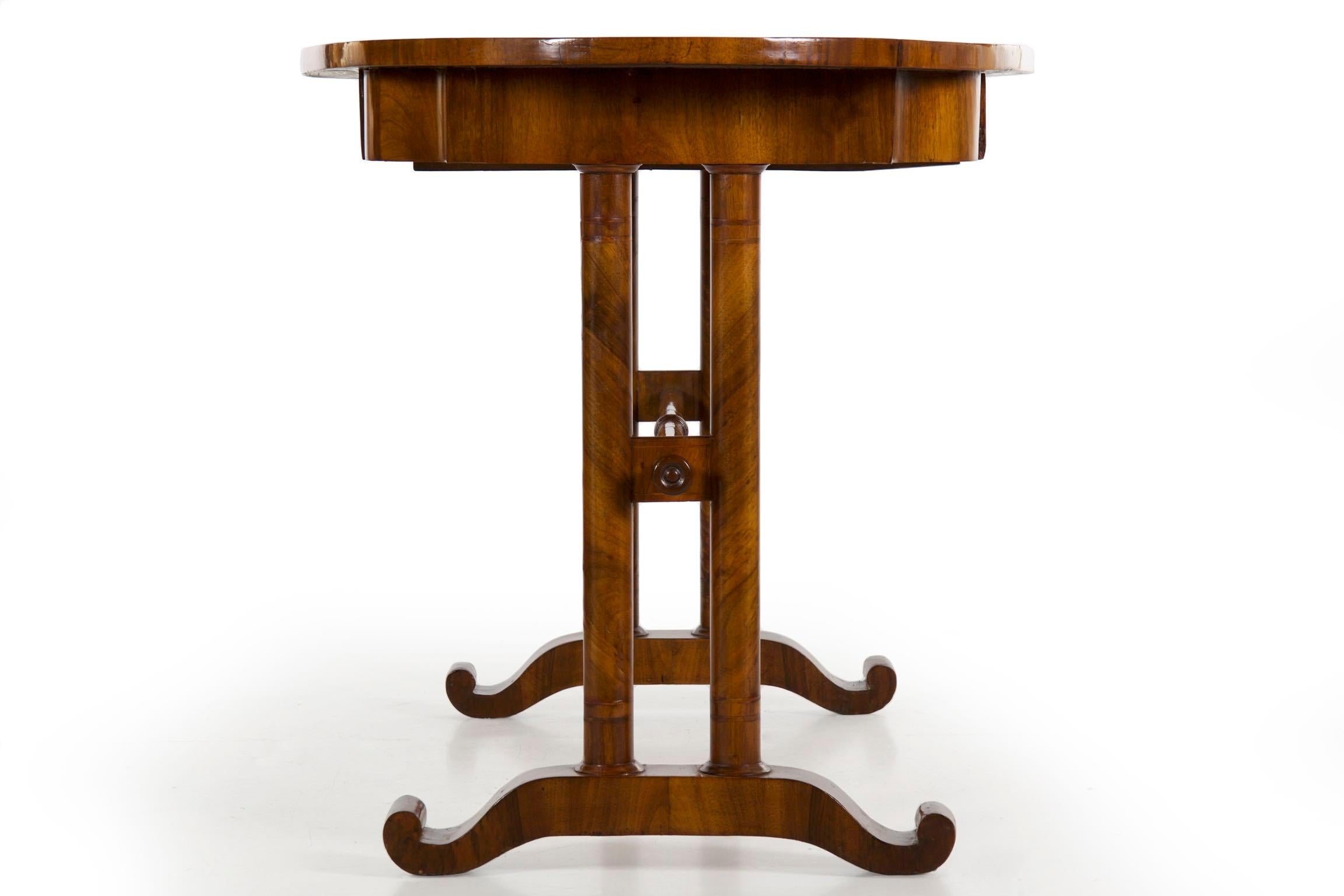 19th Century Austrian Biedermeier Antique Writing Table Desk, circa 1825-1845 14