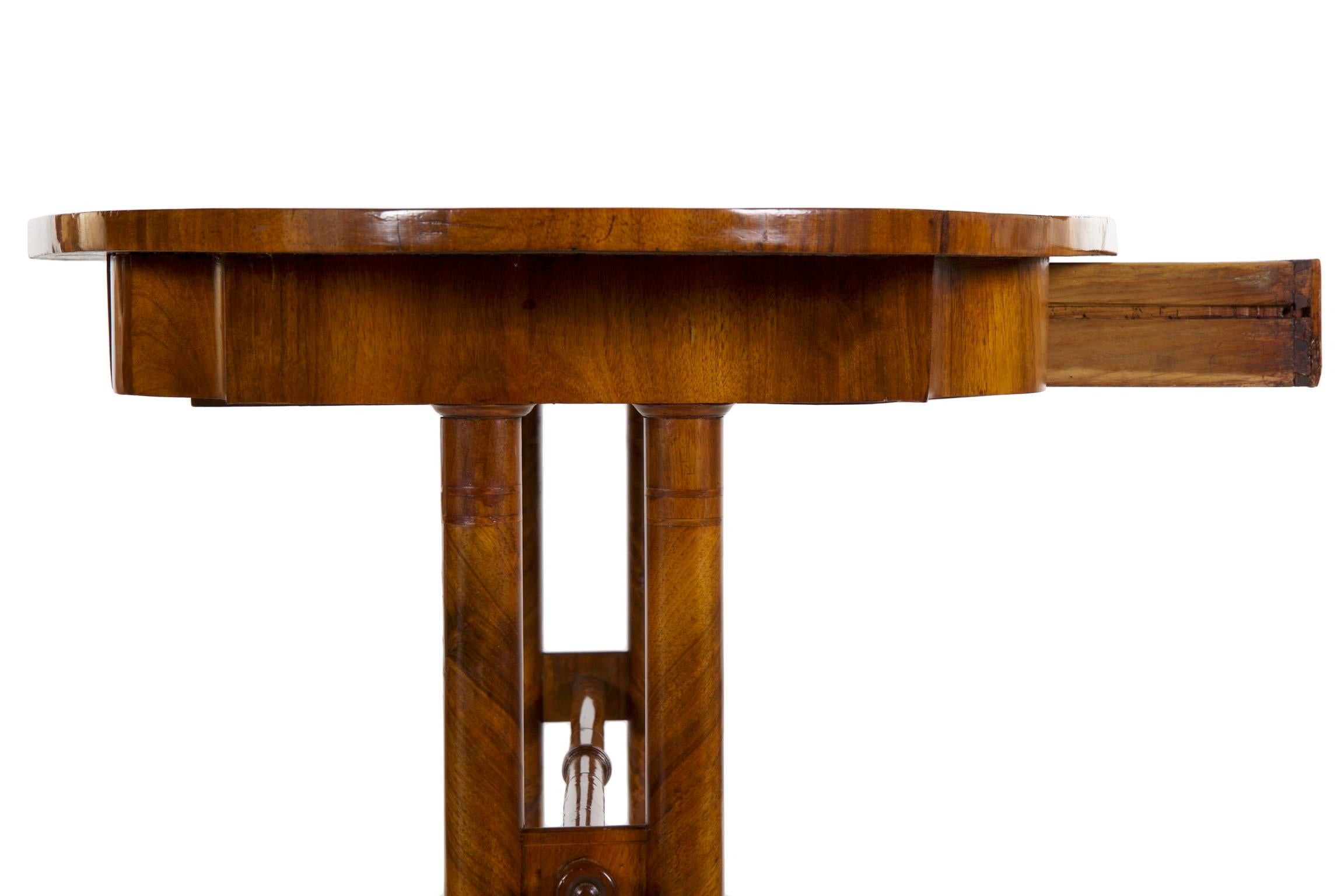 19th Century Austrian Biedermeier Antique Writing Table Desk, circa 1825-1845 15