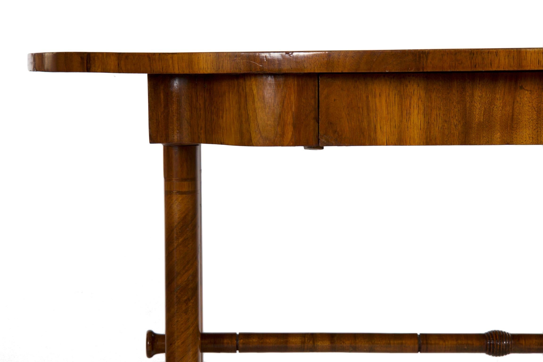 19th Century Austrian Biedermeier Antique Writing Table Desk, circa 1825-1845 1