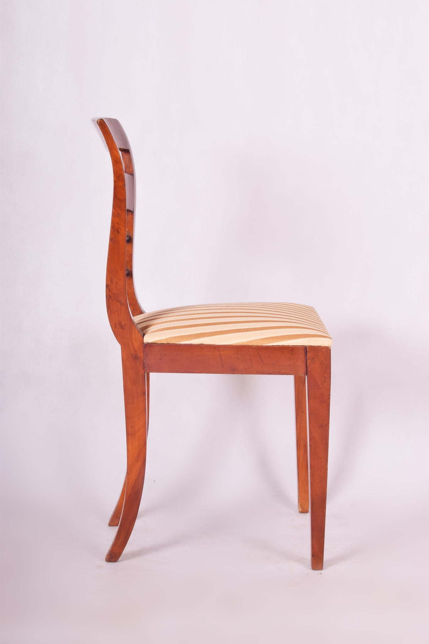 Fabric 19th Century Austrian Biedermeier Chair, Vien, Cherry-Tree, Period 1830-1839