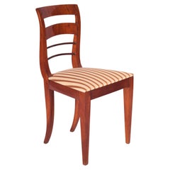 Antique 19th Century Austrian Biedermeier Chair, Vienna, Cherry-Wood, 1830s