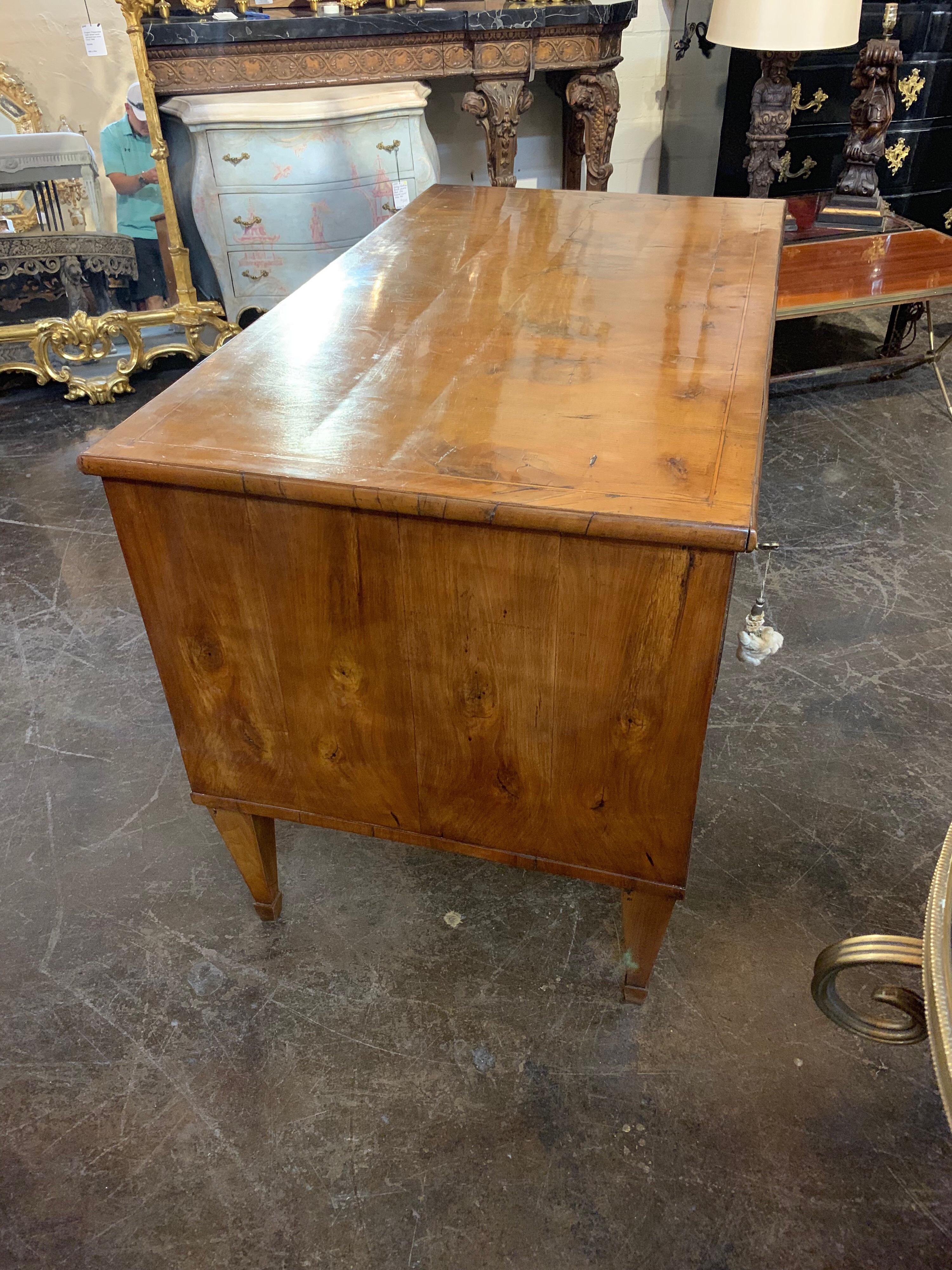 19th Century Austrian Biedermeier Mahogany Writing Desk 1