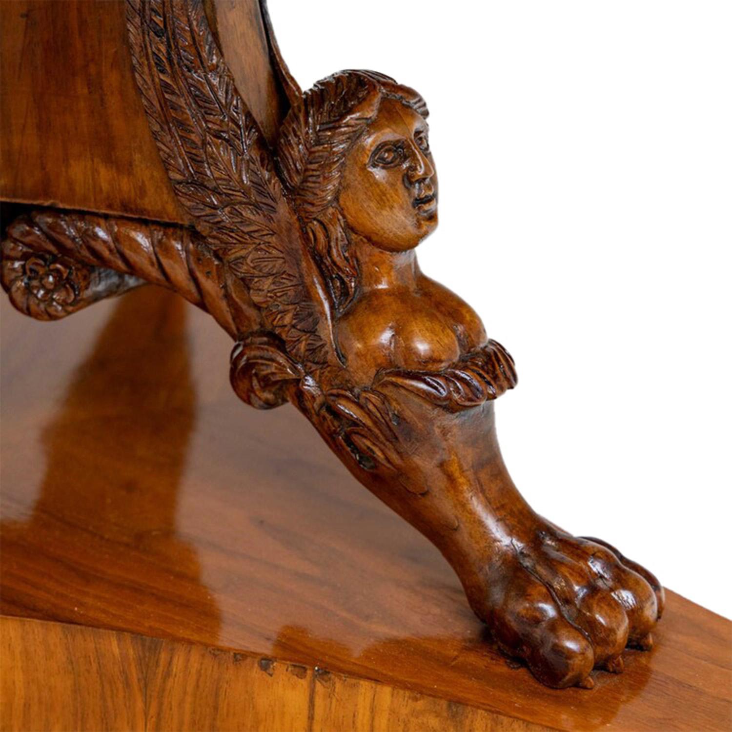Table de salon Biedermeier autrichienne du 19ème siècle, table centrale ronde ancienne en vente 2