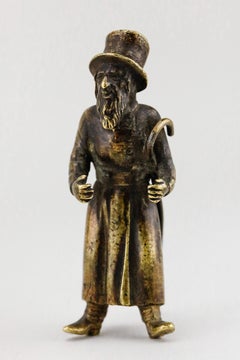 19th Century Austrian Bronze Figurine of a Jew