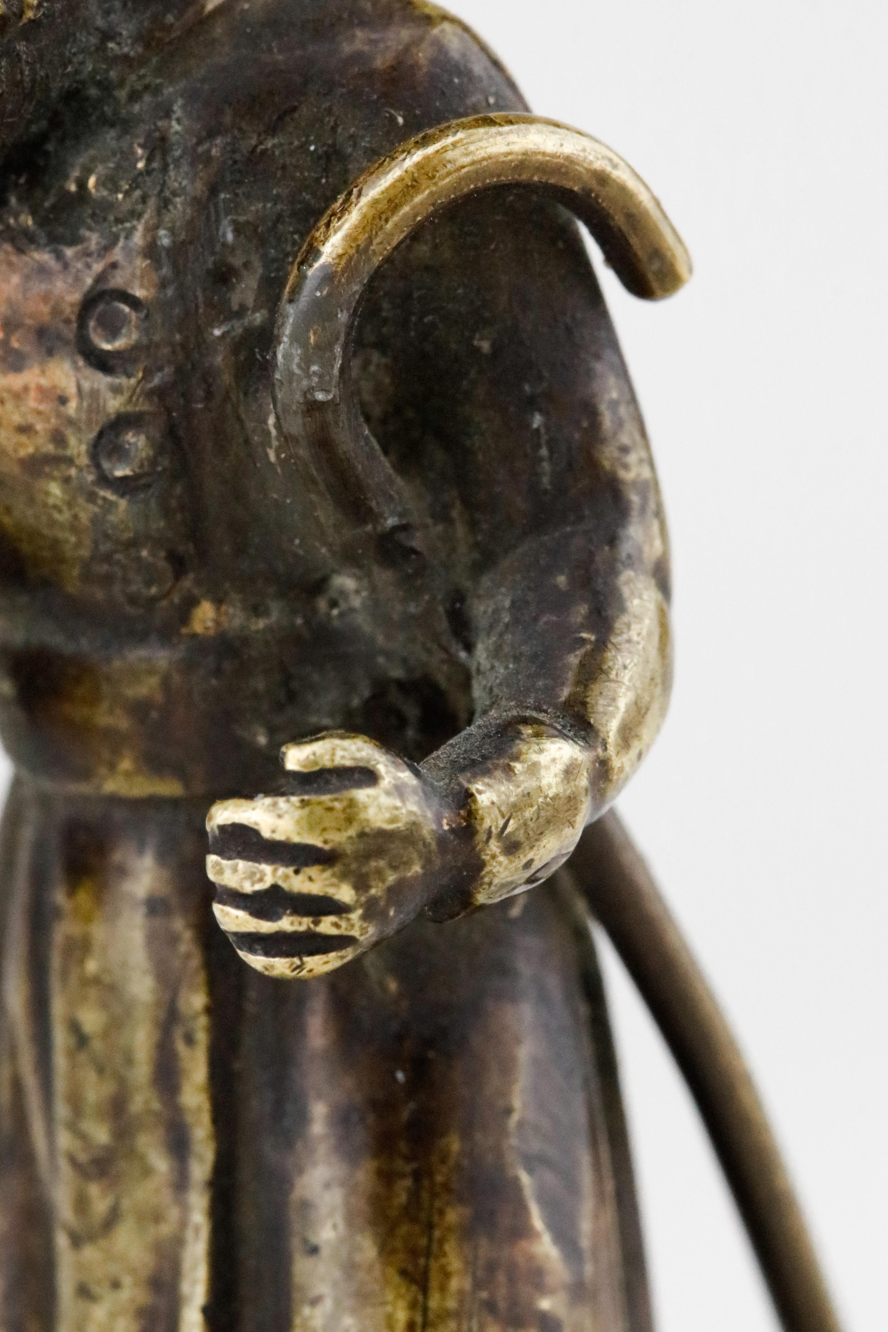 19th Century Austrian Bronze Figurine of a Jew In Excellent Condition In New York, NY