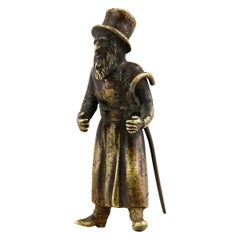 Antique 19th Century Austrian Bronze Figurine of a Jew