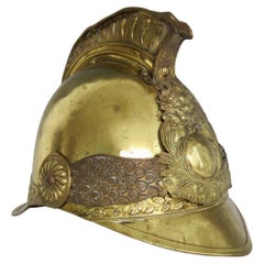 Antique 19th Century Austrian Firefighters Helmet