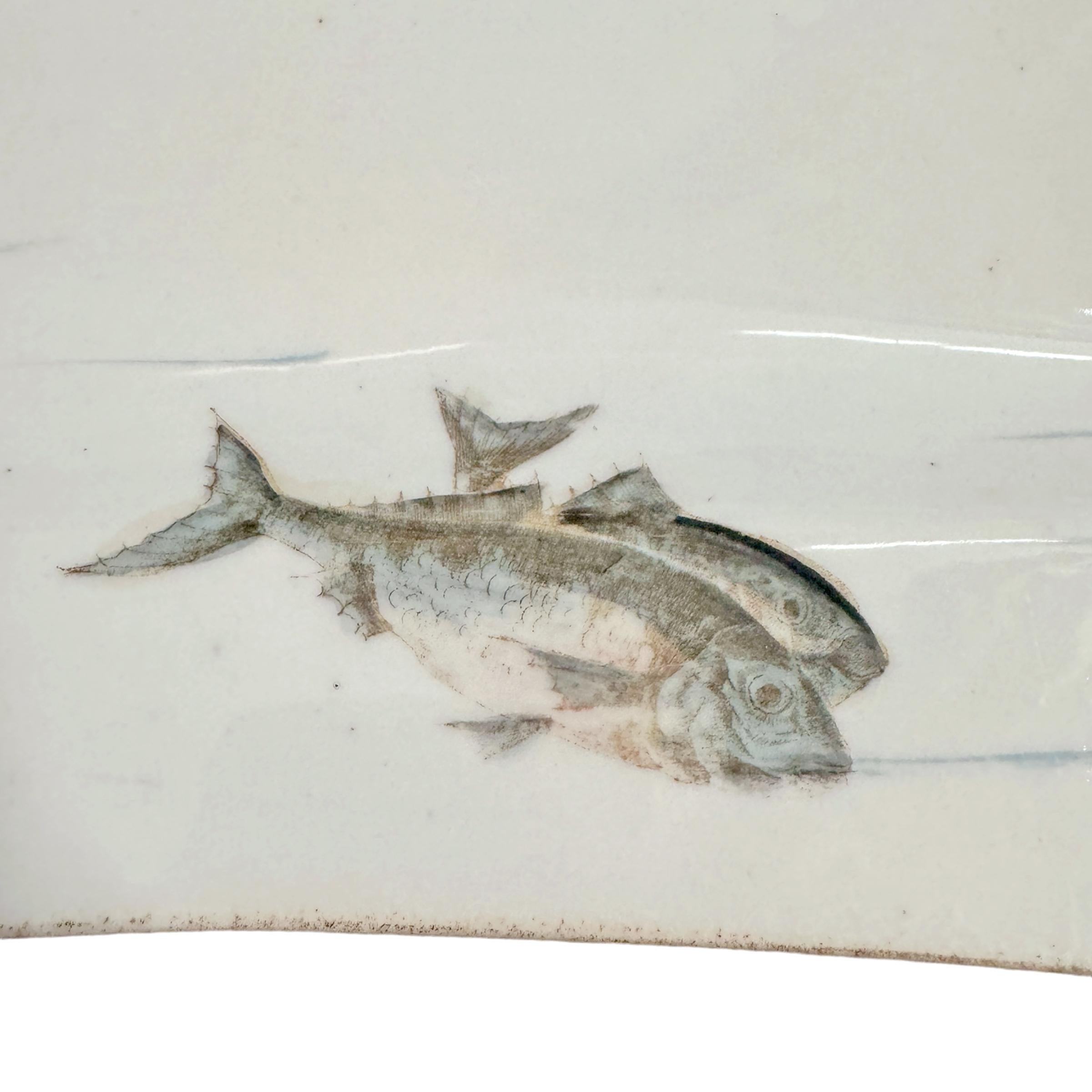 19th Century Austrian Fish Platter For Sale 1