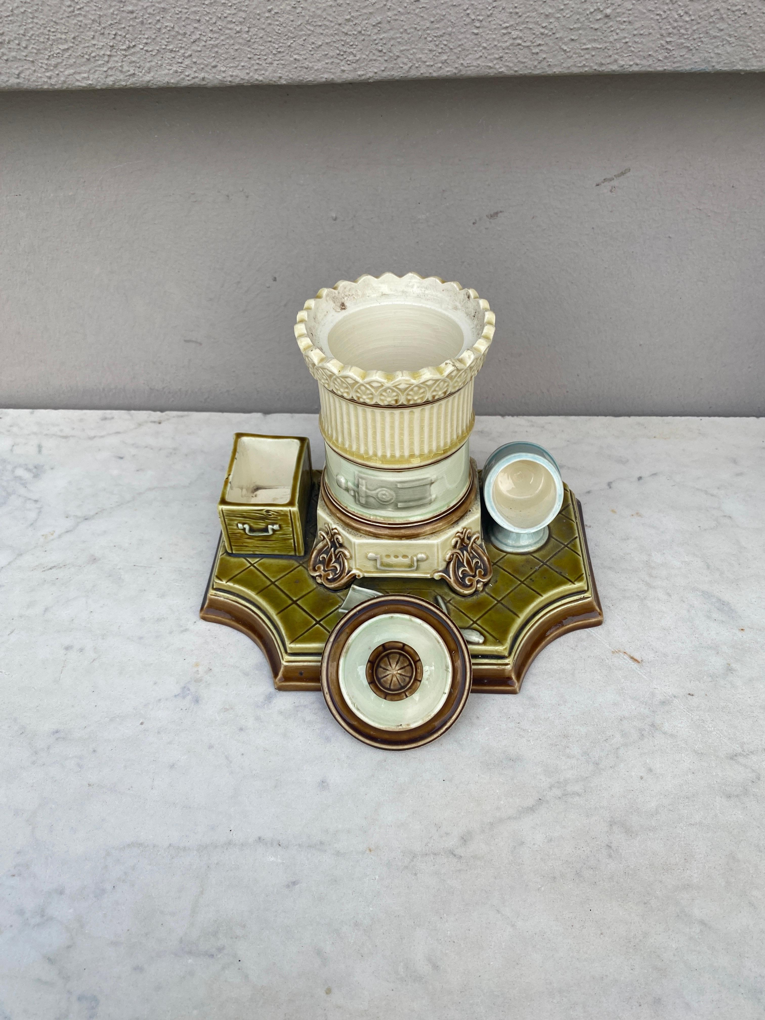 Austriaco Set di affumicatori in maiolica austriaca del XIX secolo in vendita