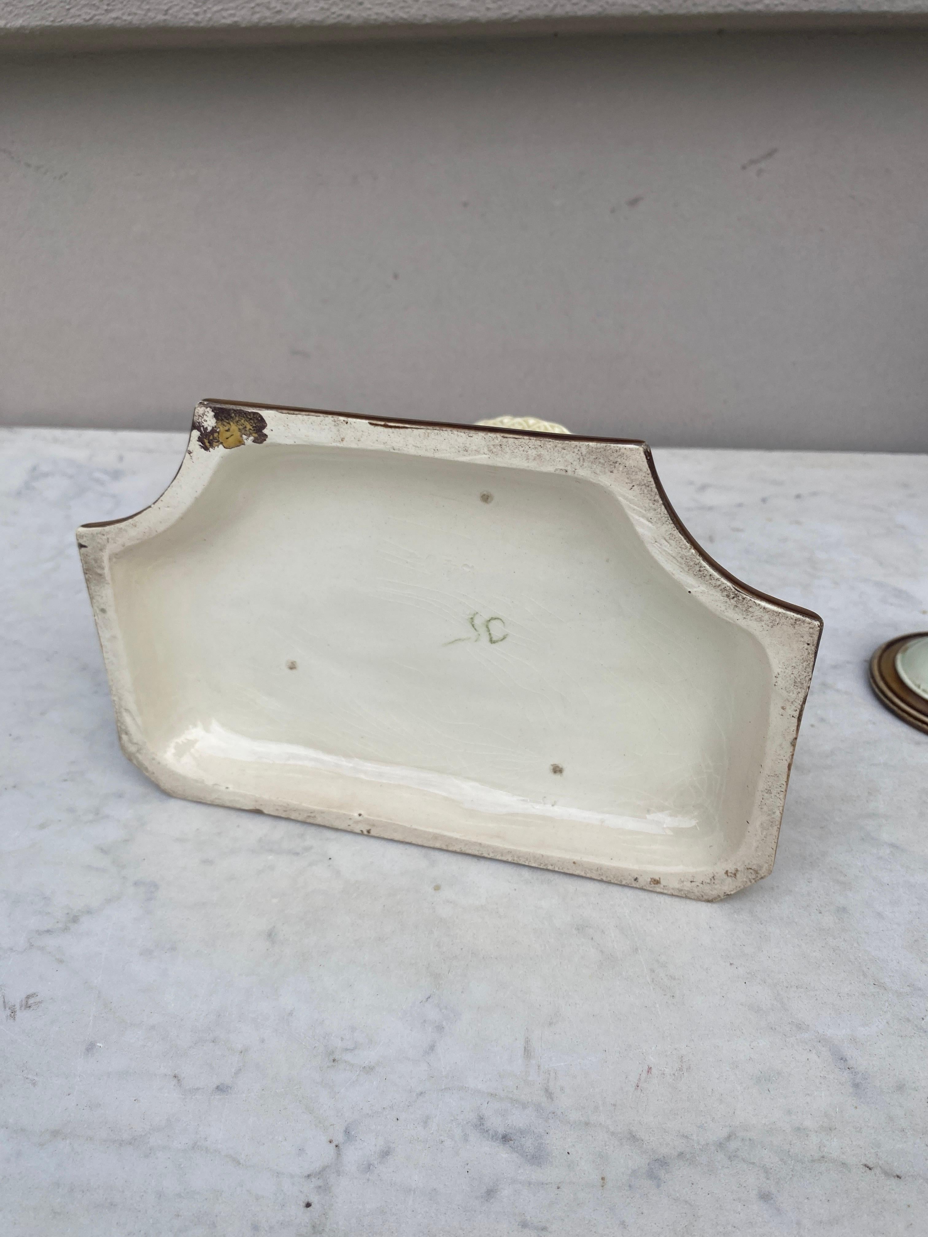 Set di affumicatori in maiolica austriaca del XIX secolo in vendita 1