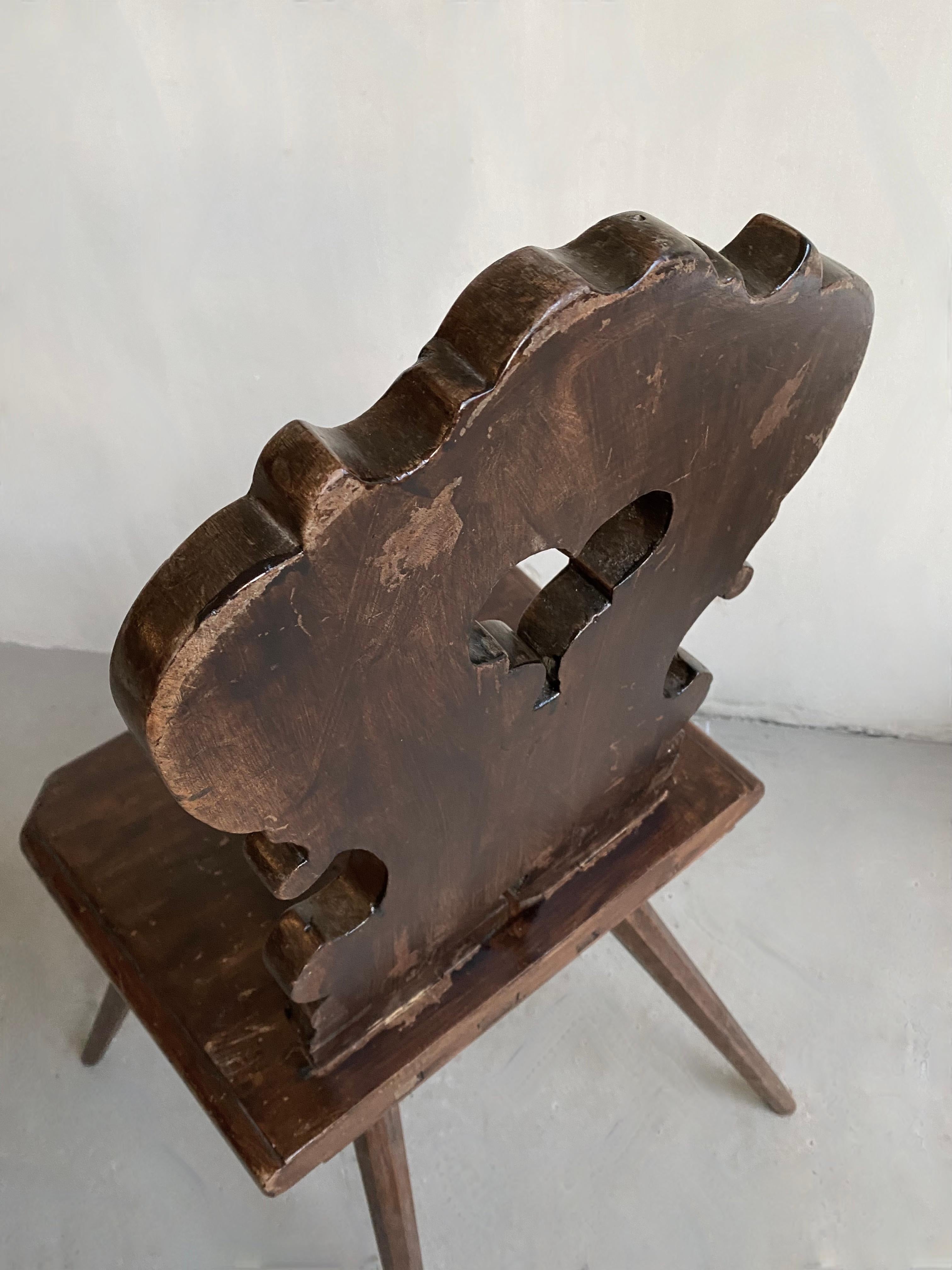 19th Century Austrian Mountain Chair For Sale 1