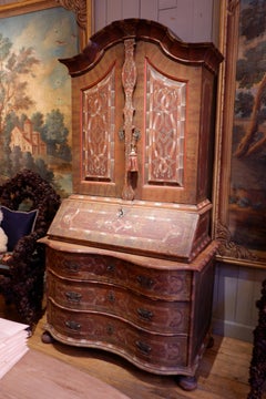 19th Century Austrian Secretary, Baroque Revival Style