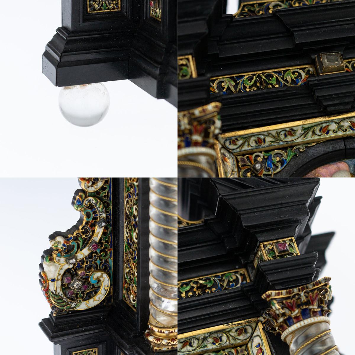 Austrian Silver-Gilt and Enamel Reliquary, Reinhold Vasters, circa 1870 7