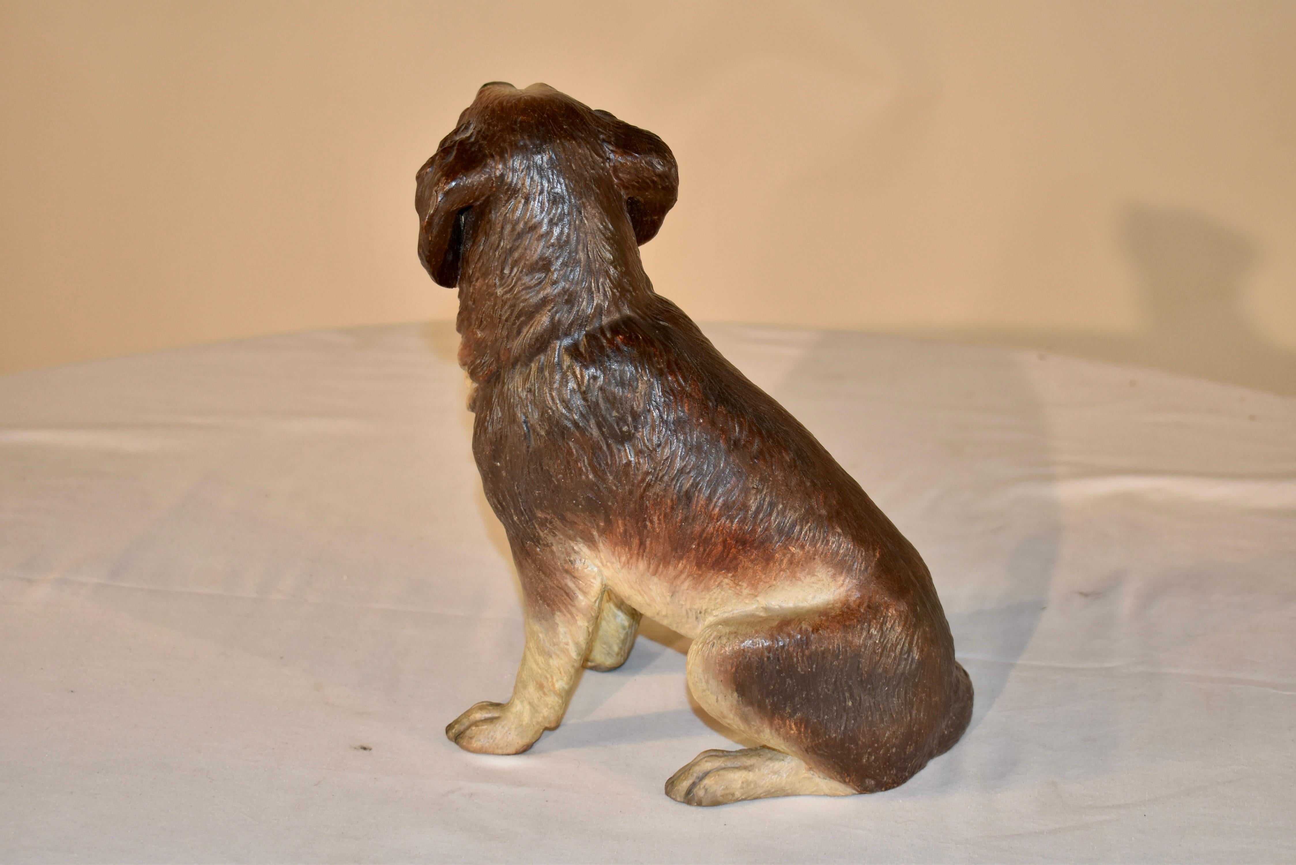 19th Century Austrian Terracotta Dog For Sale 2