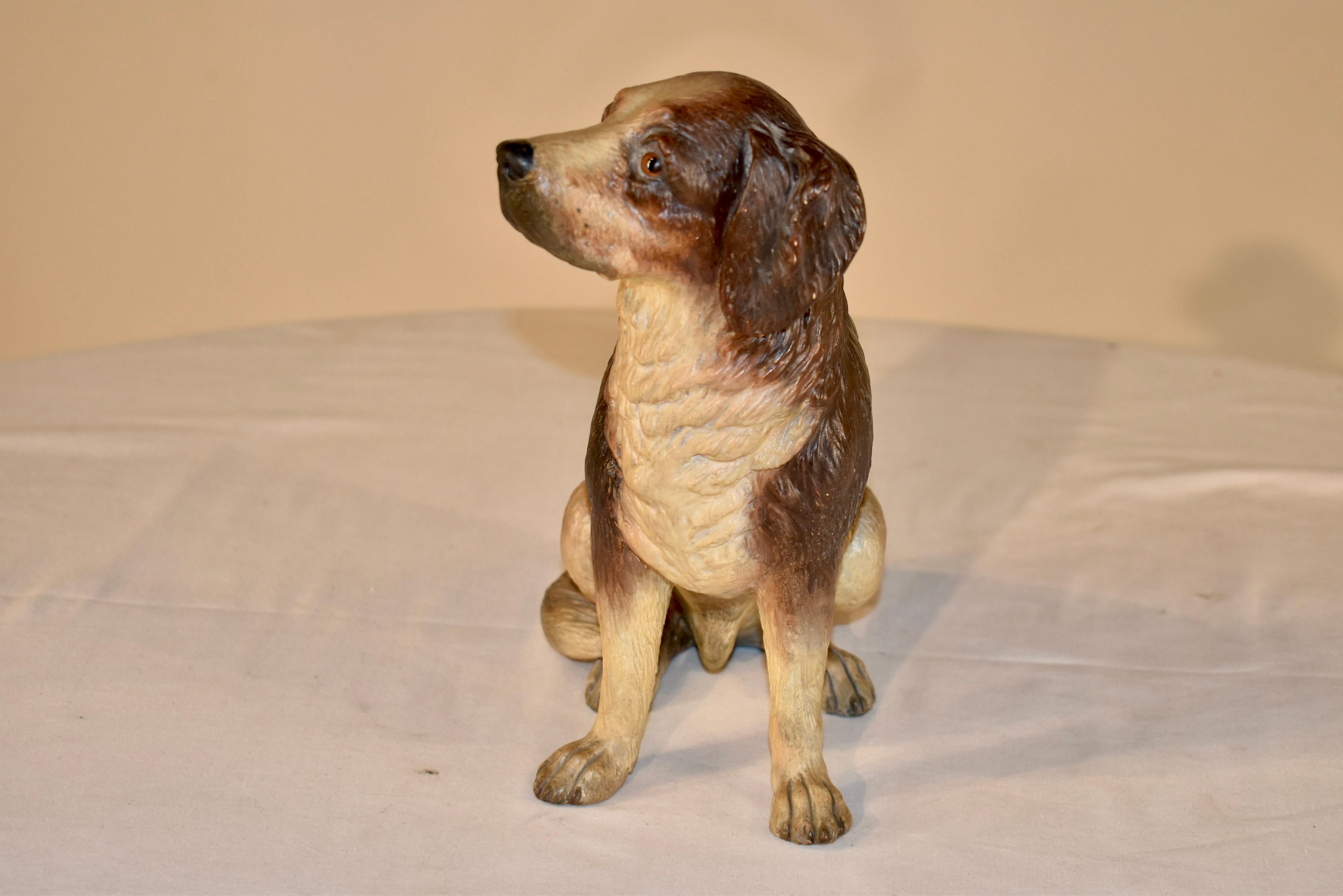 19th Century Austrian Terracotta Dog For Sale 3