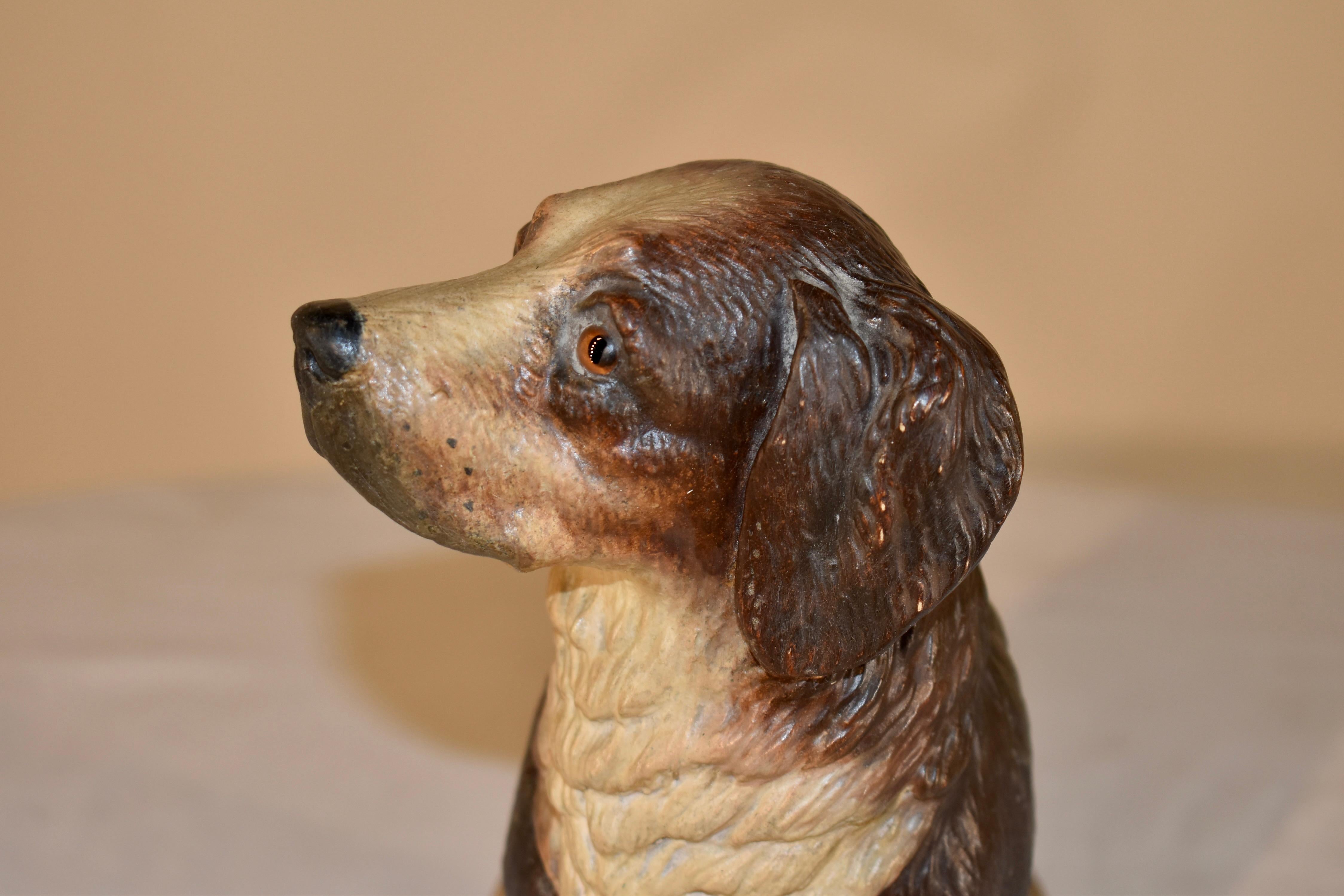 19th Century Austrian Terracotta Dog For Sale 4
