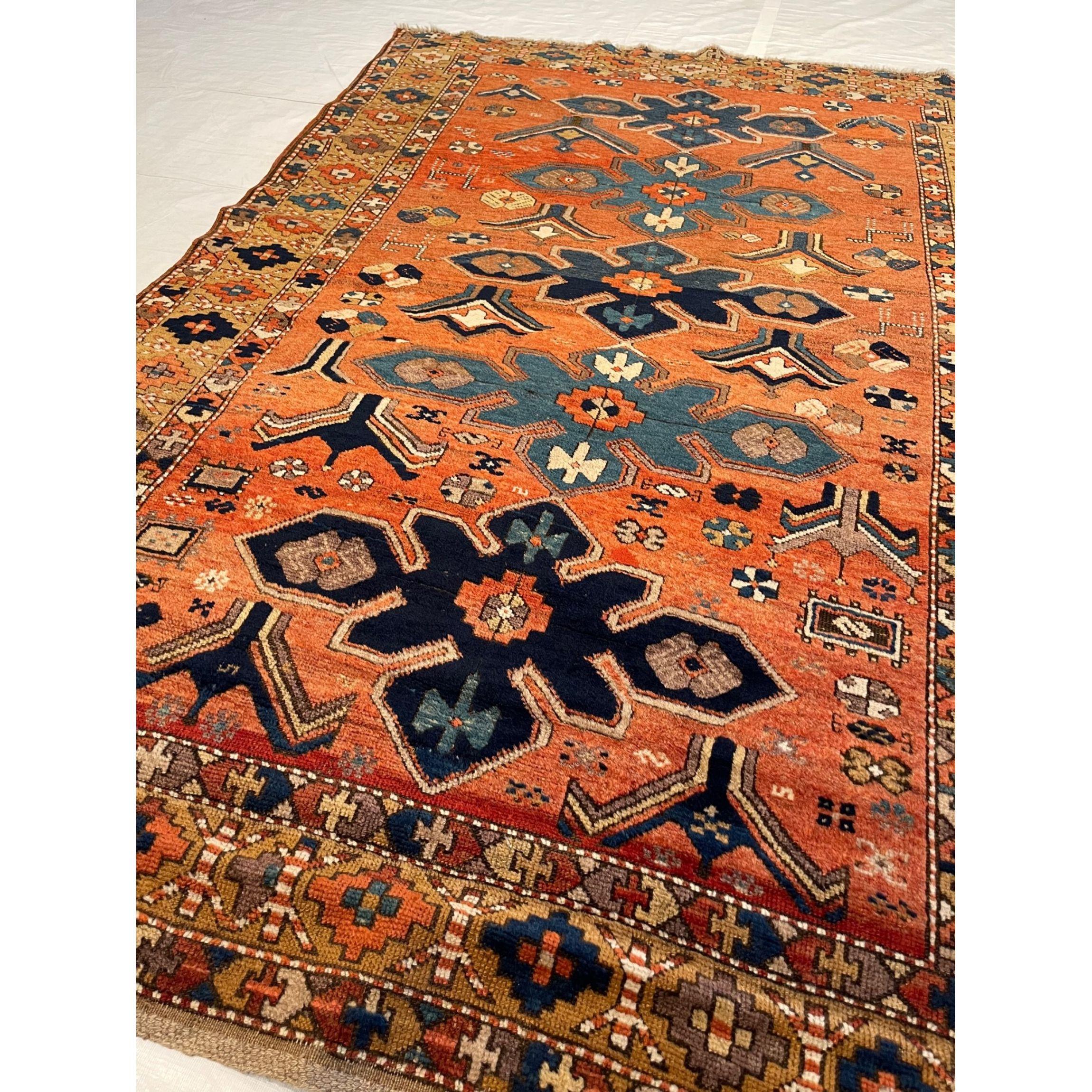 The antique Caucasian rugs get their name from the area in which they were made – the Caucasus. The Caucasus is a region that produces distinctive rugs since the end of the 18th century and the antique Caucasian rugs are primarily produced as