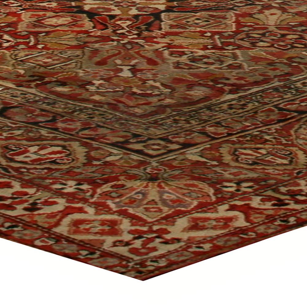 19th Century Indian Amritsar Botanic Wool Carpet For Sale 4