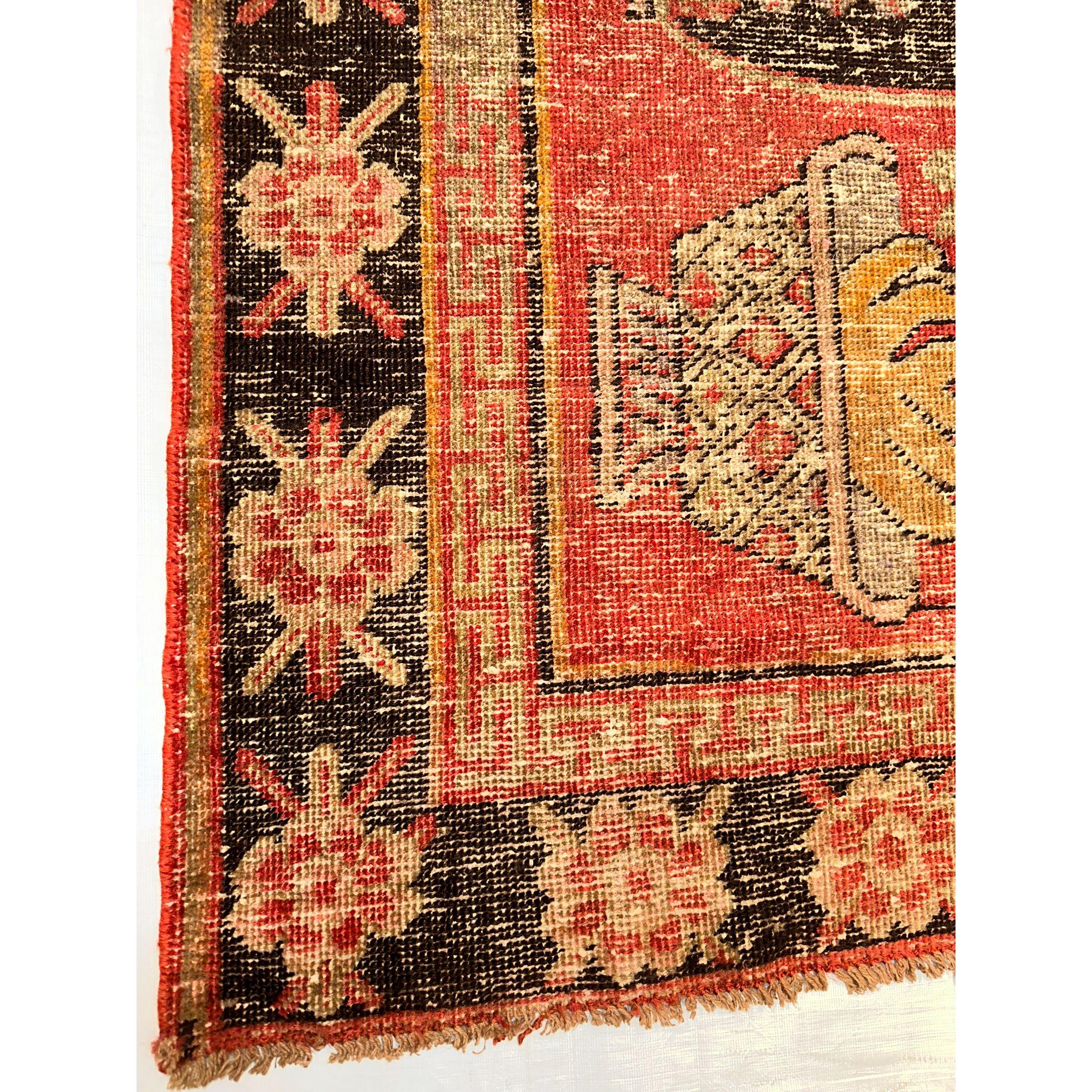 Empire 19th Century Authentic Khotan Samarkand Rug For Sale