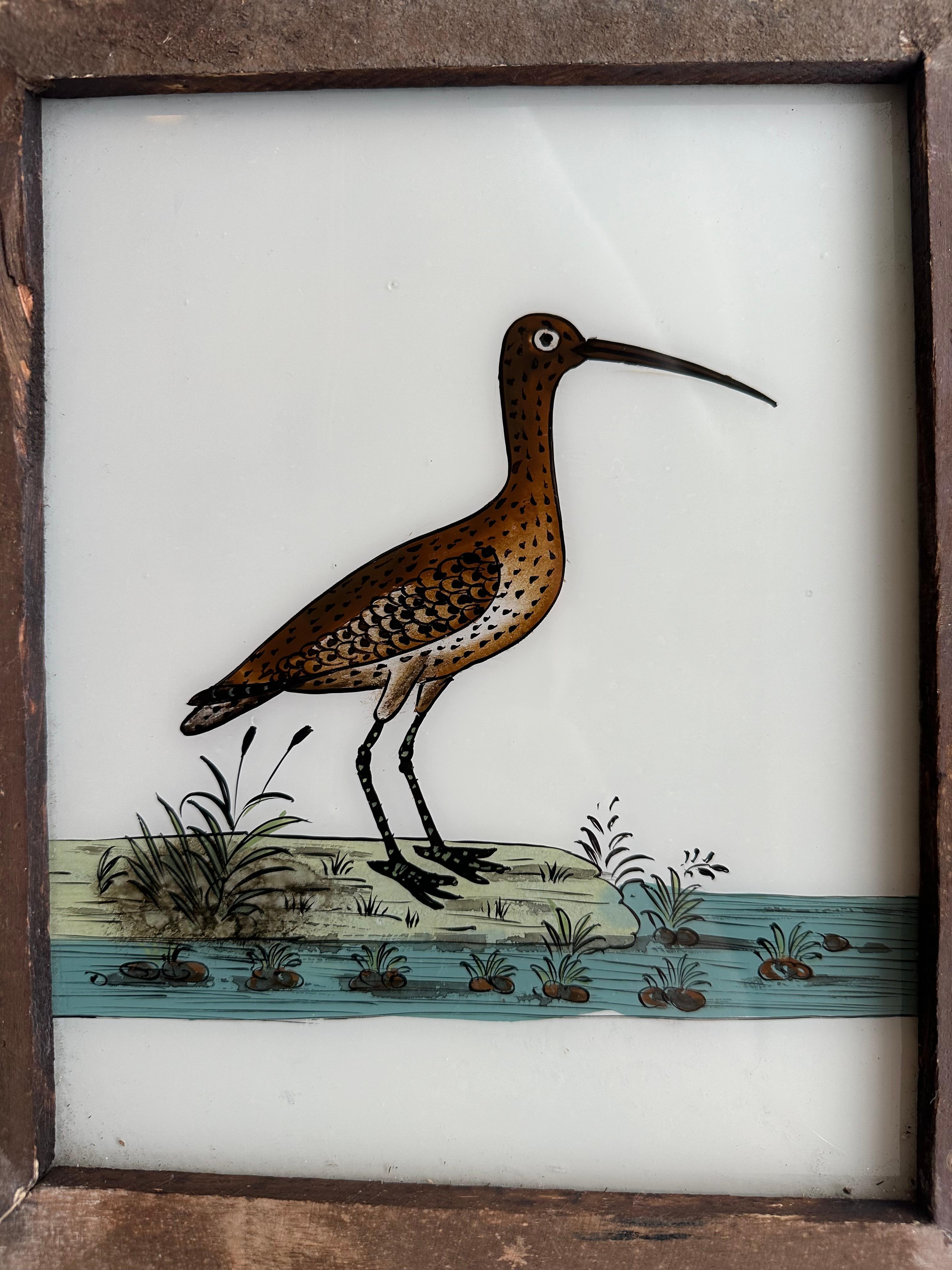 Cette magnifique peinture d'oiseaux du XIXe siècle témoigne du talent exceptionnel de l'artiste à capturer l'essence de la beauté aviaire. Chaque détail, des motifs complexes des plumes aux couleurs vives, est rendu avec une précision et un soin