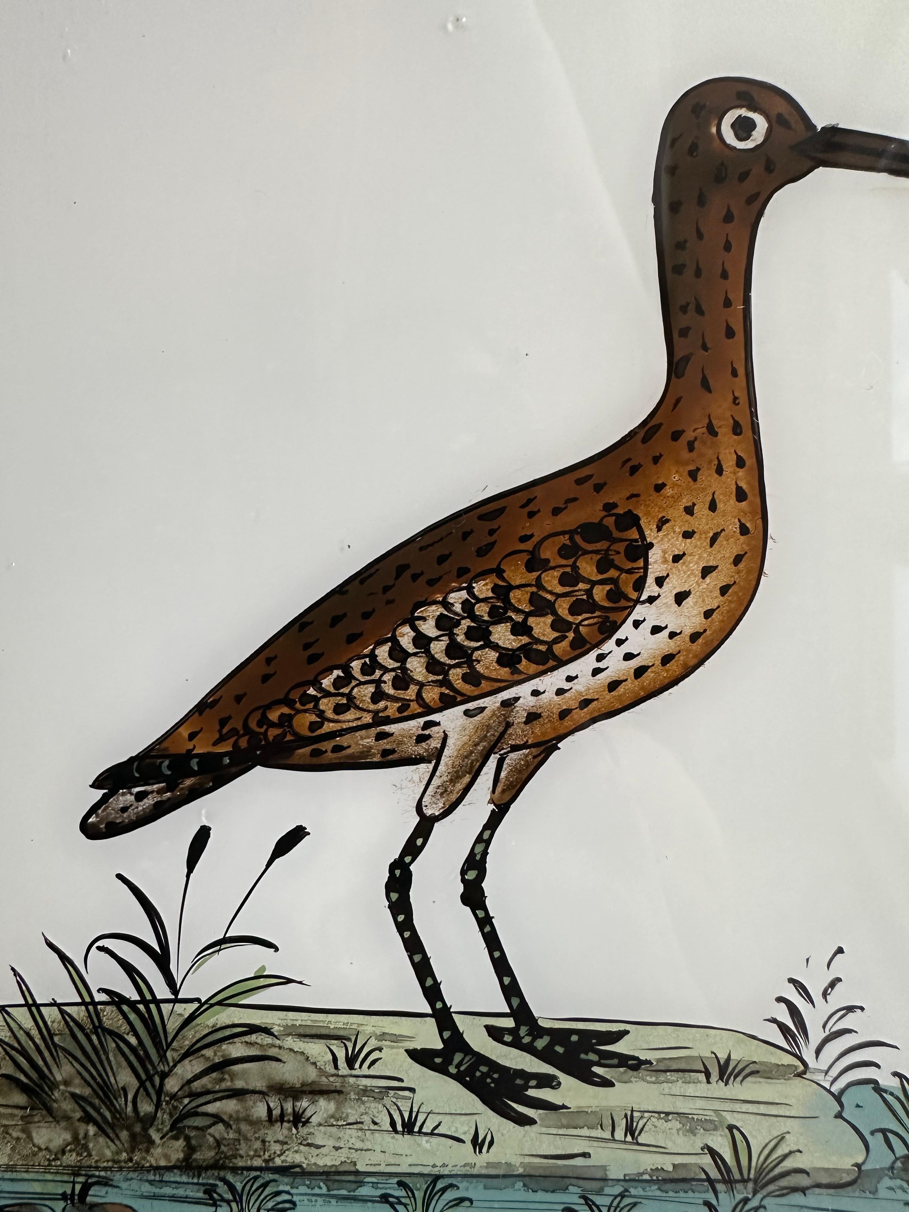 Chef-d'œuvre aéronautique du 19e siècle : magnifique peinture d'oiseaux Bon état - En vente à Southall, GB