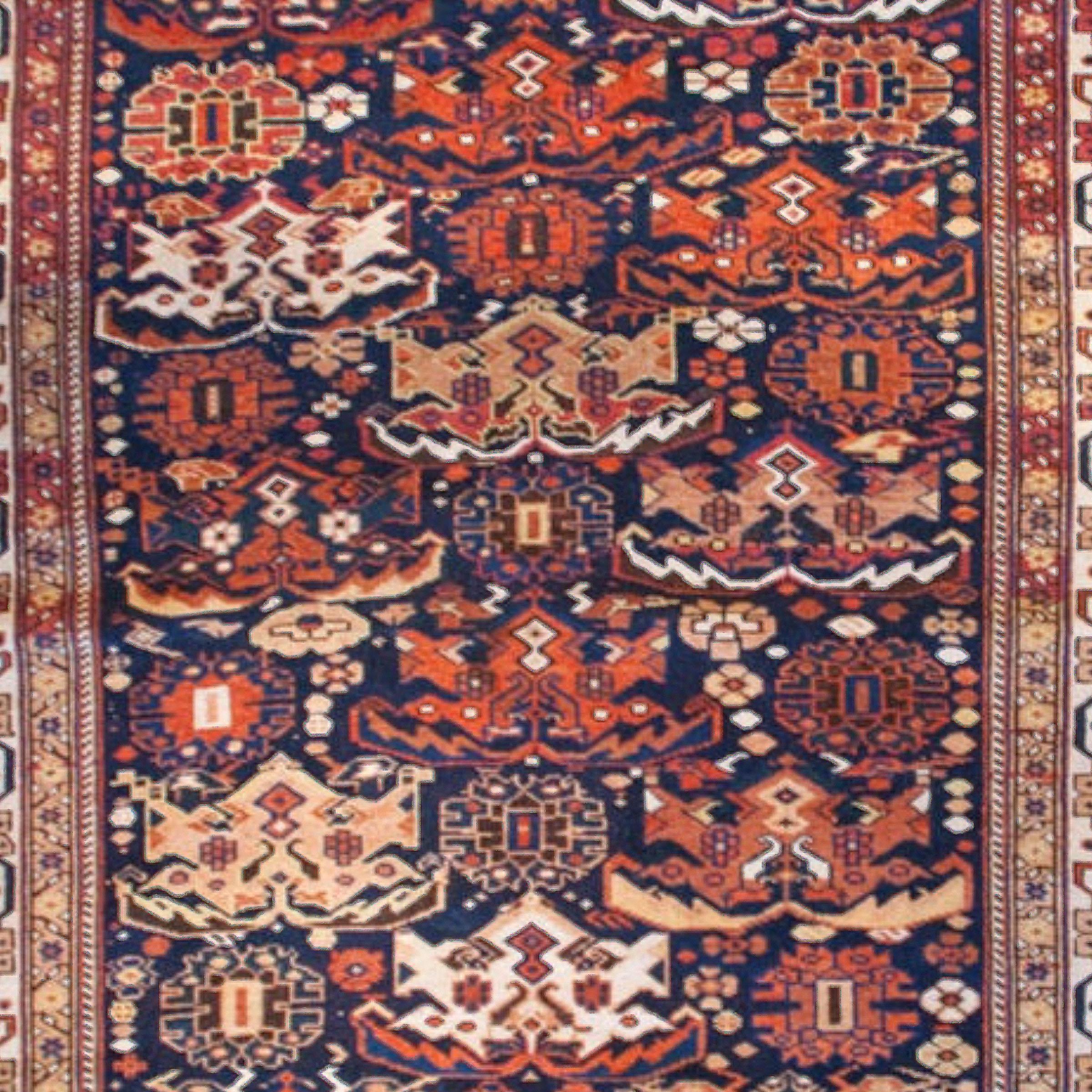 Persian 19th Century Afshar Carpet For Sale