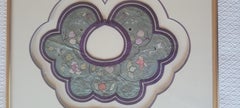 19th Century Silk/Satin Embroidered Baby Collar
